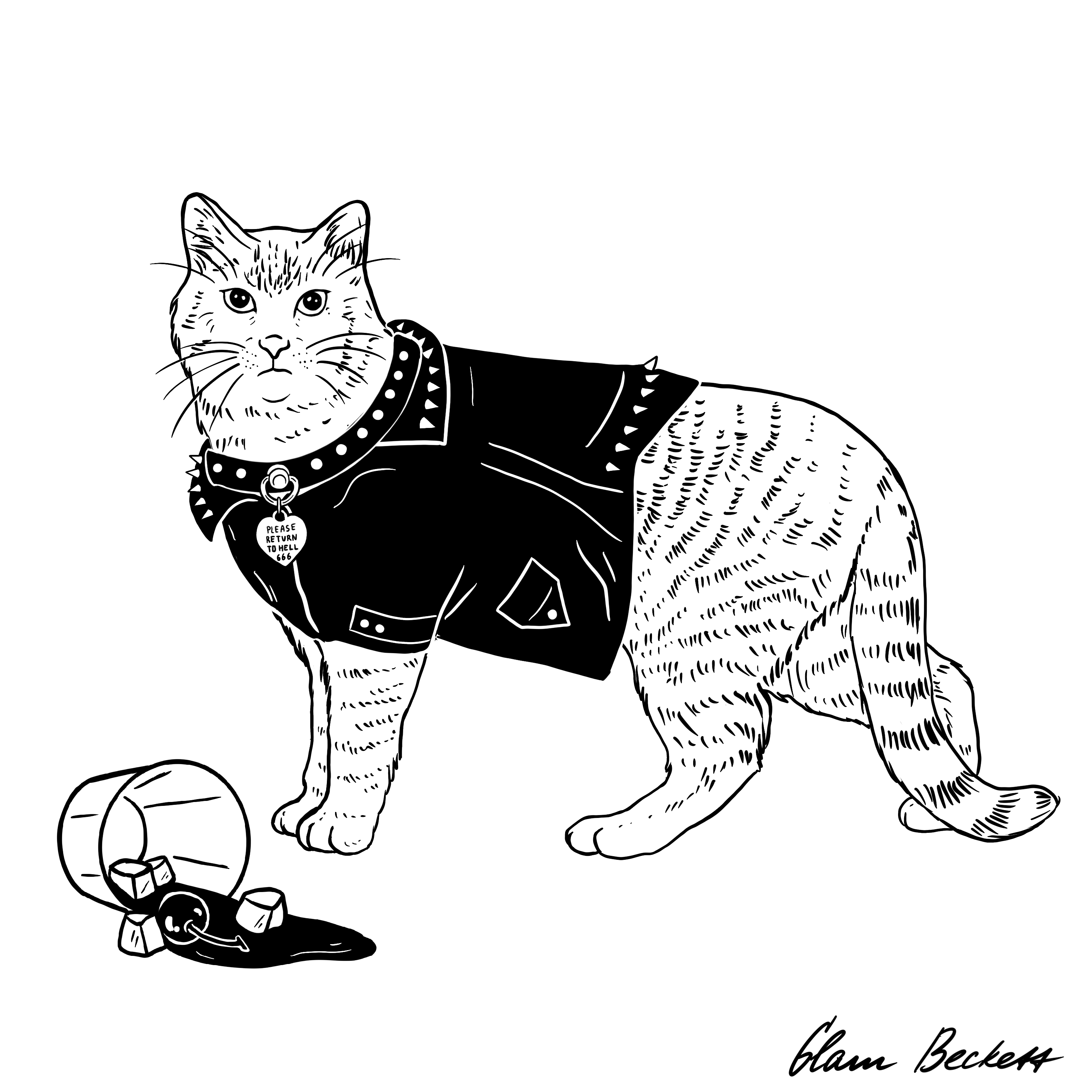 The Sad Cat #3951
