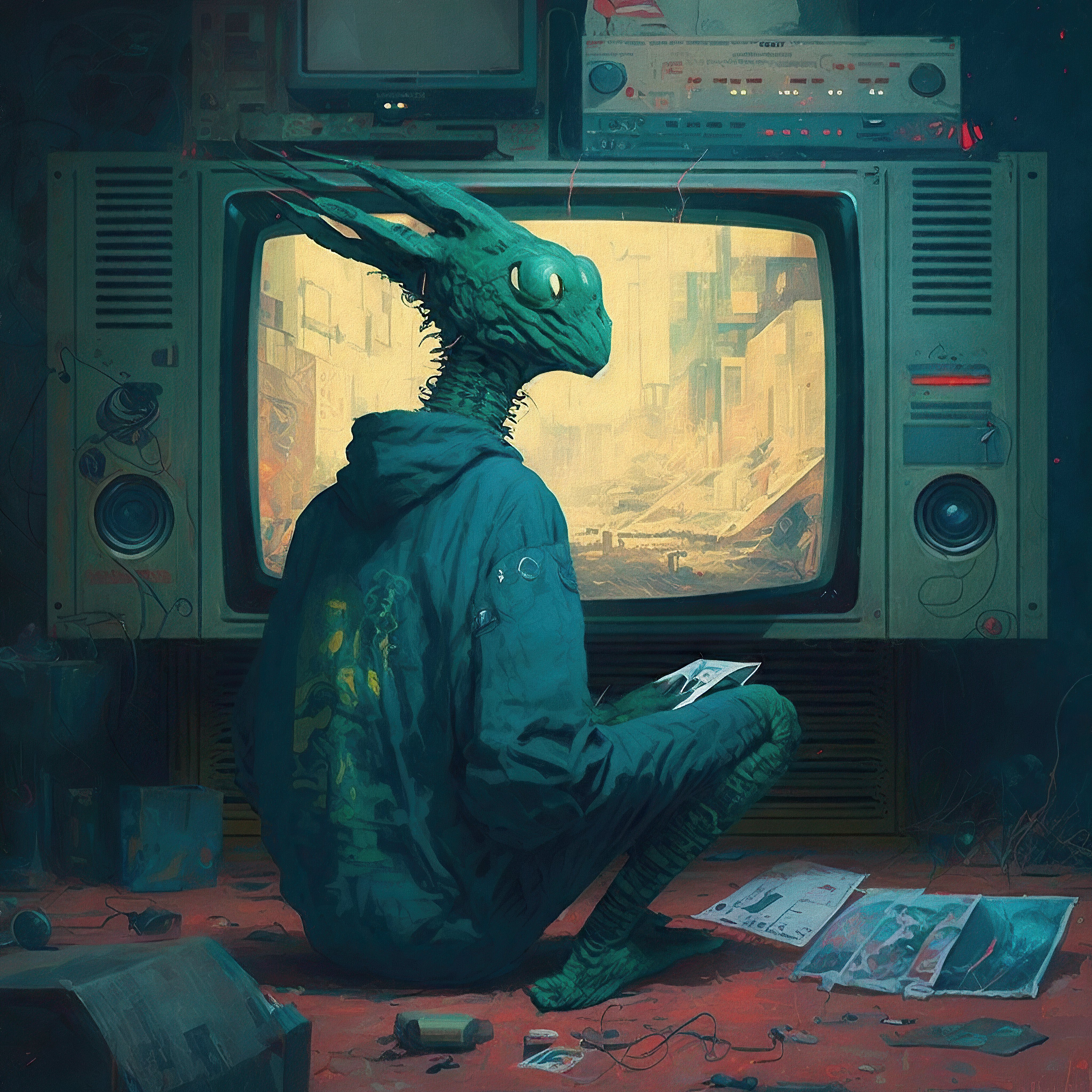 Saturday morning cartoons