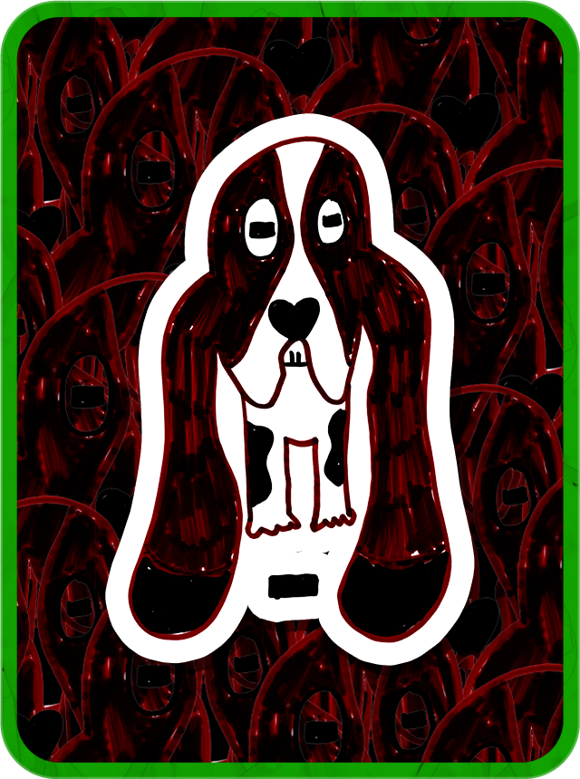 Bubble Hockey Basset Hound