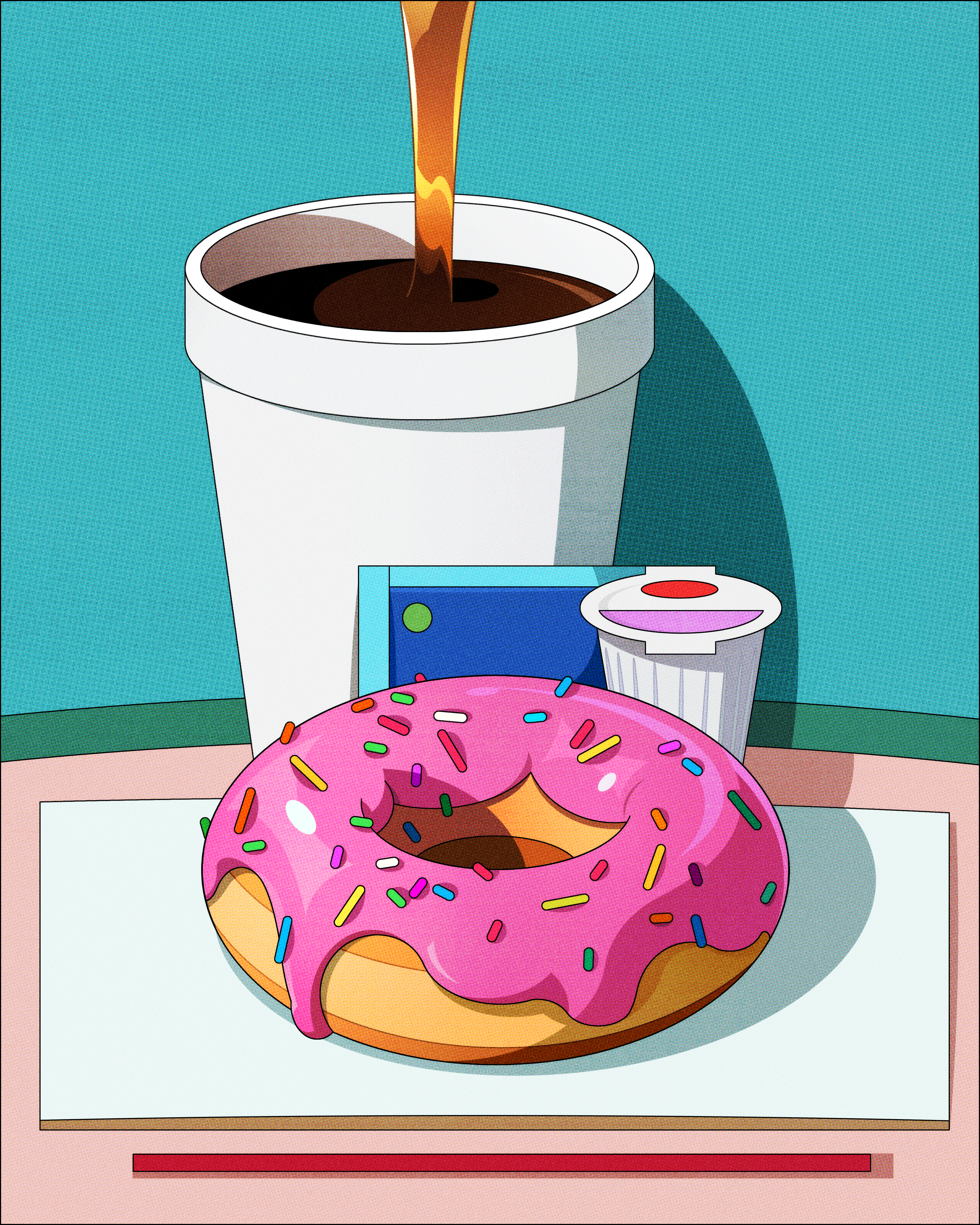 Coffee and Donut