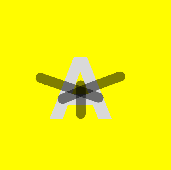 Letter A from WHAlphabet. By WHA
