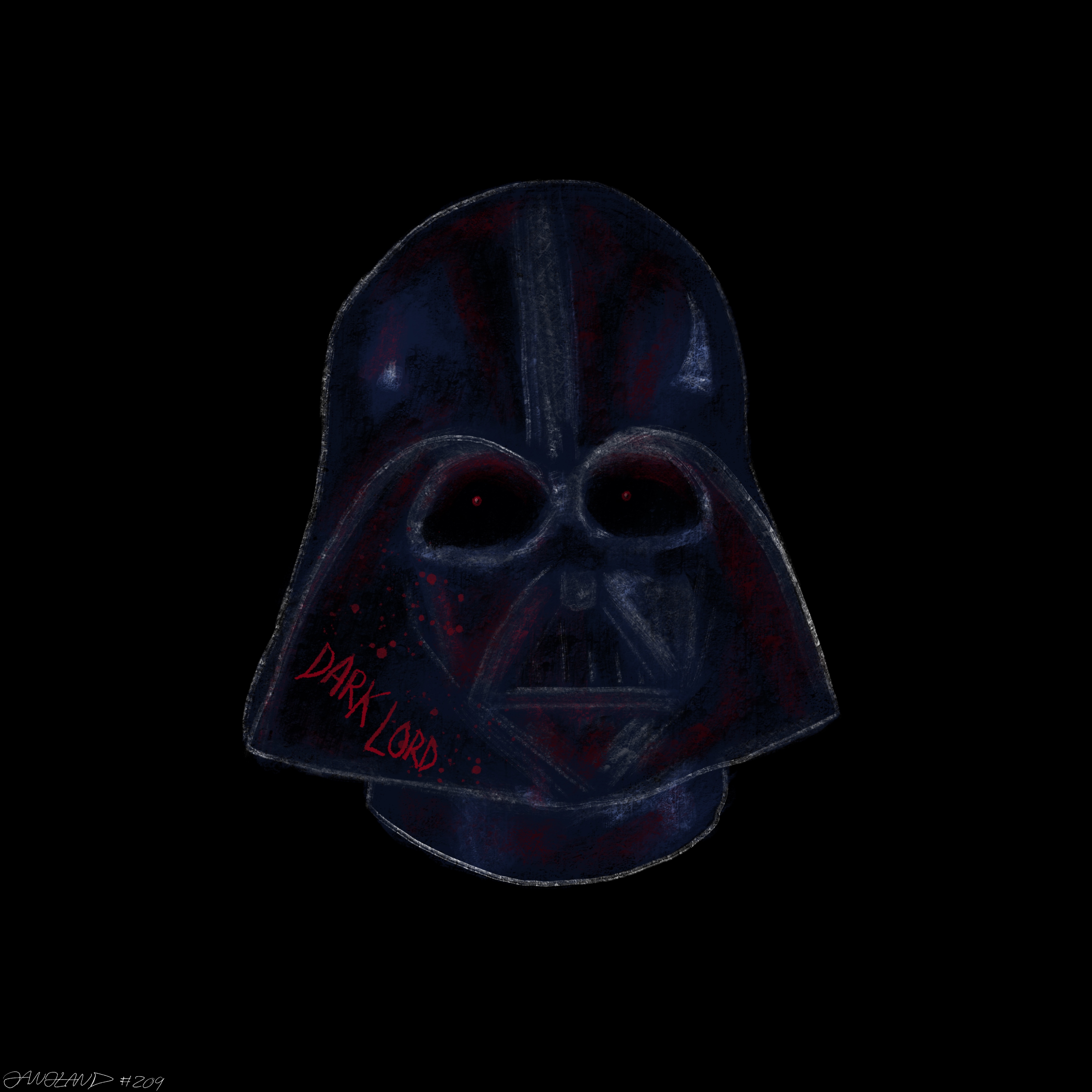 Gangland Skull #209 - by Eddie Gangland
