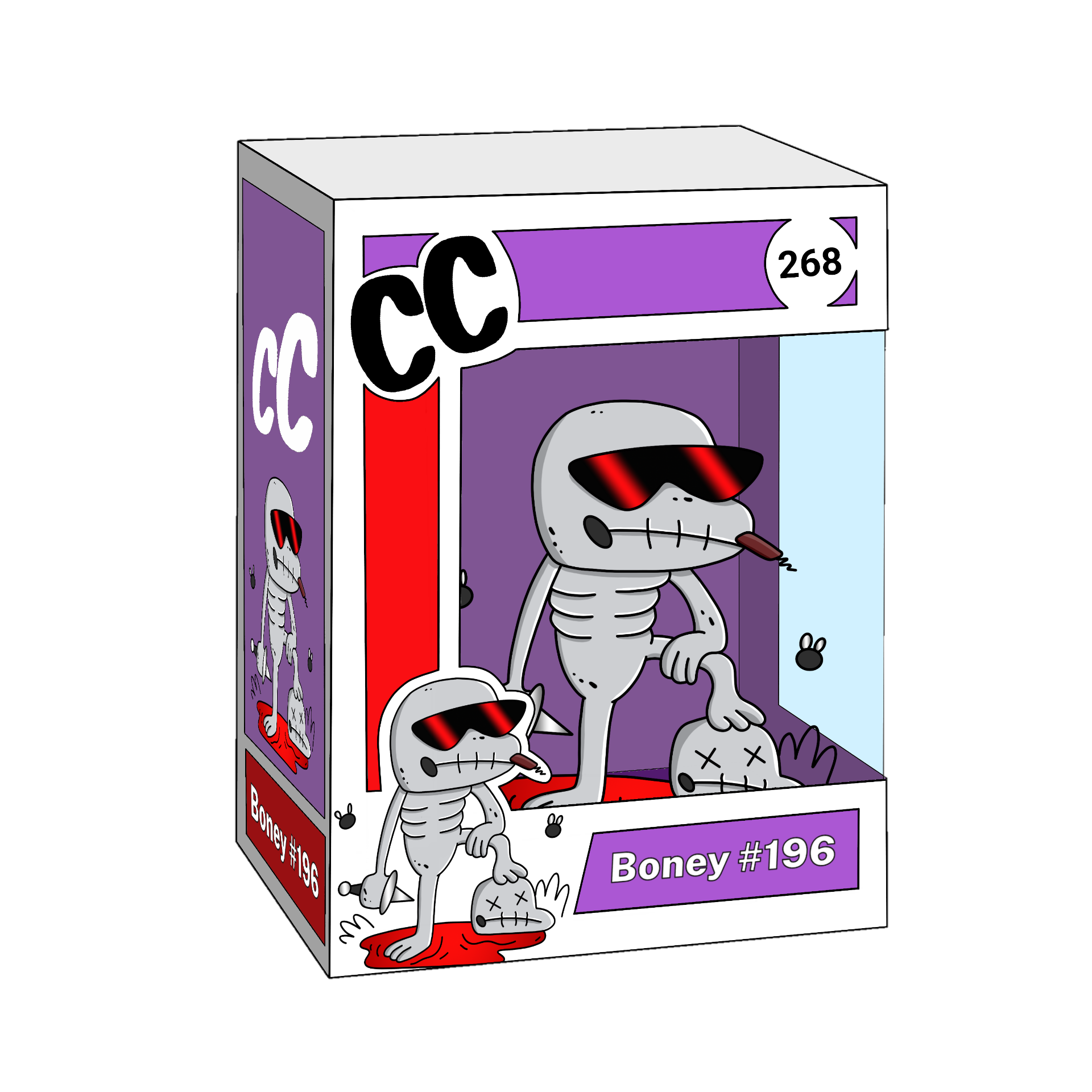 Boney #196 Crypto-Collectible Figurine 