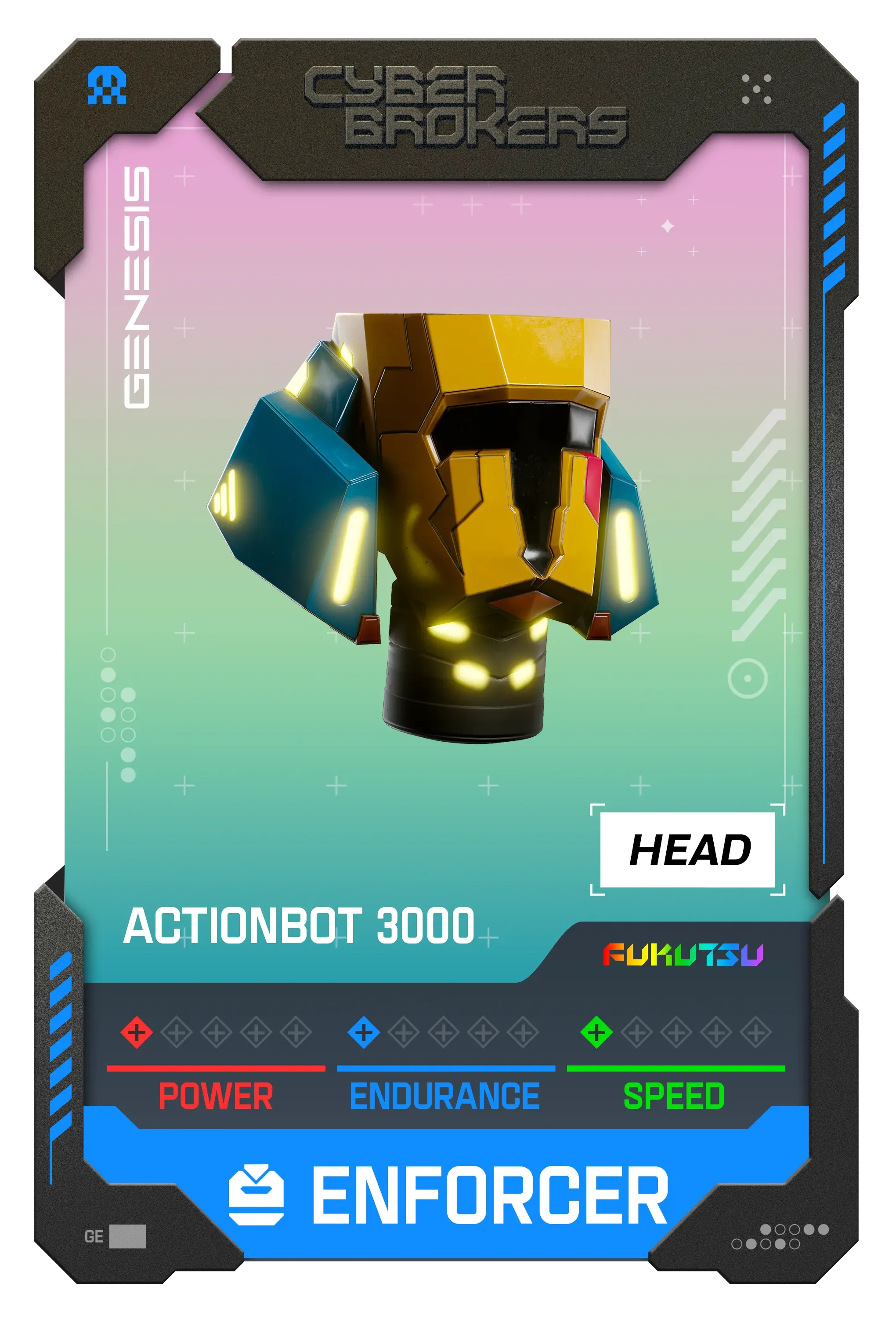 Action Bot 3000 Enforcer Head 