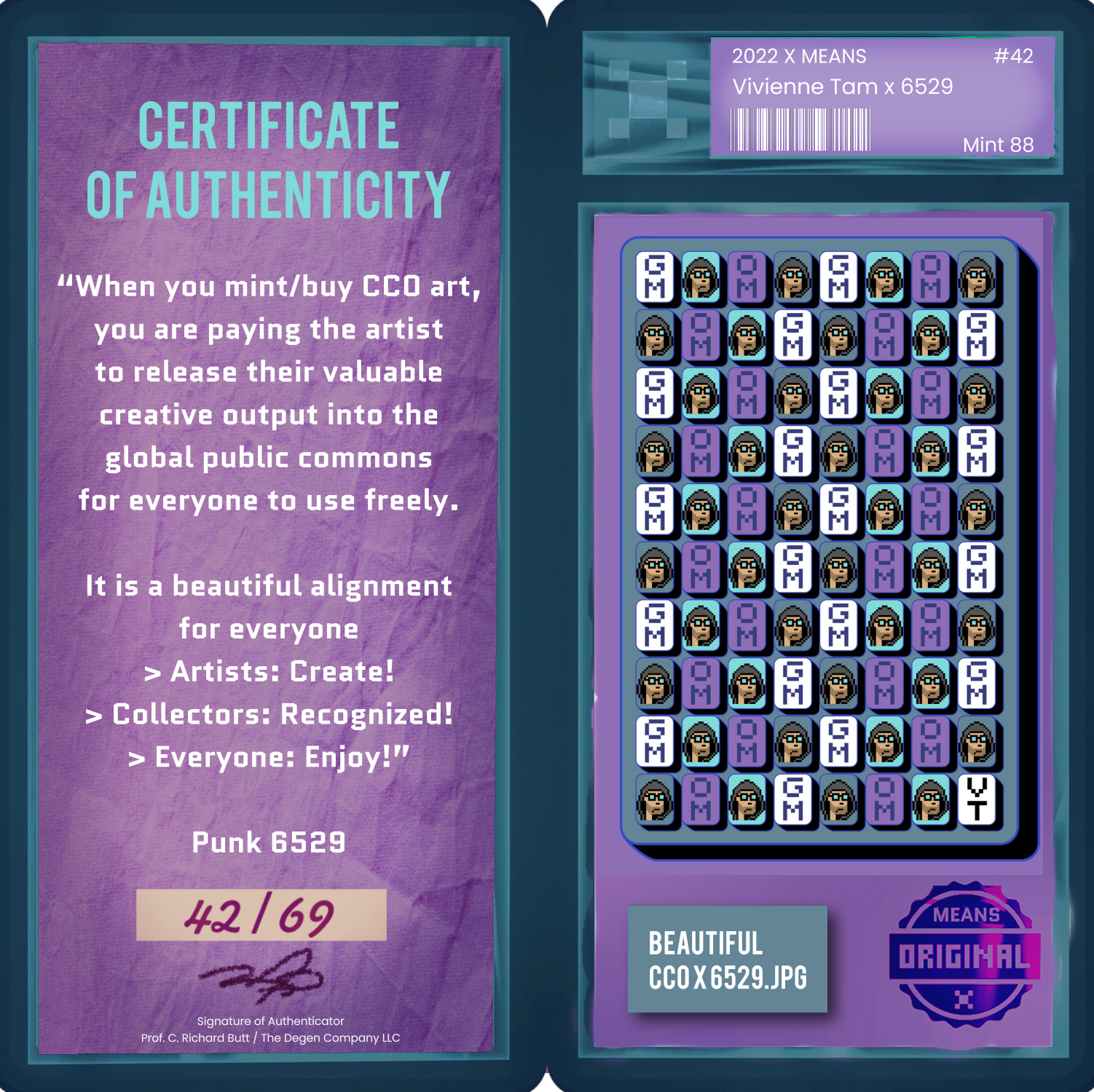 The Means | Beautiful CC0 x 6529