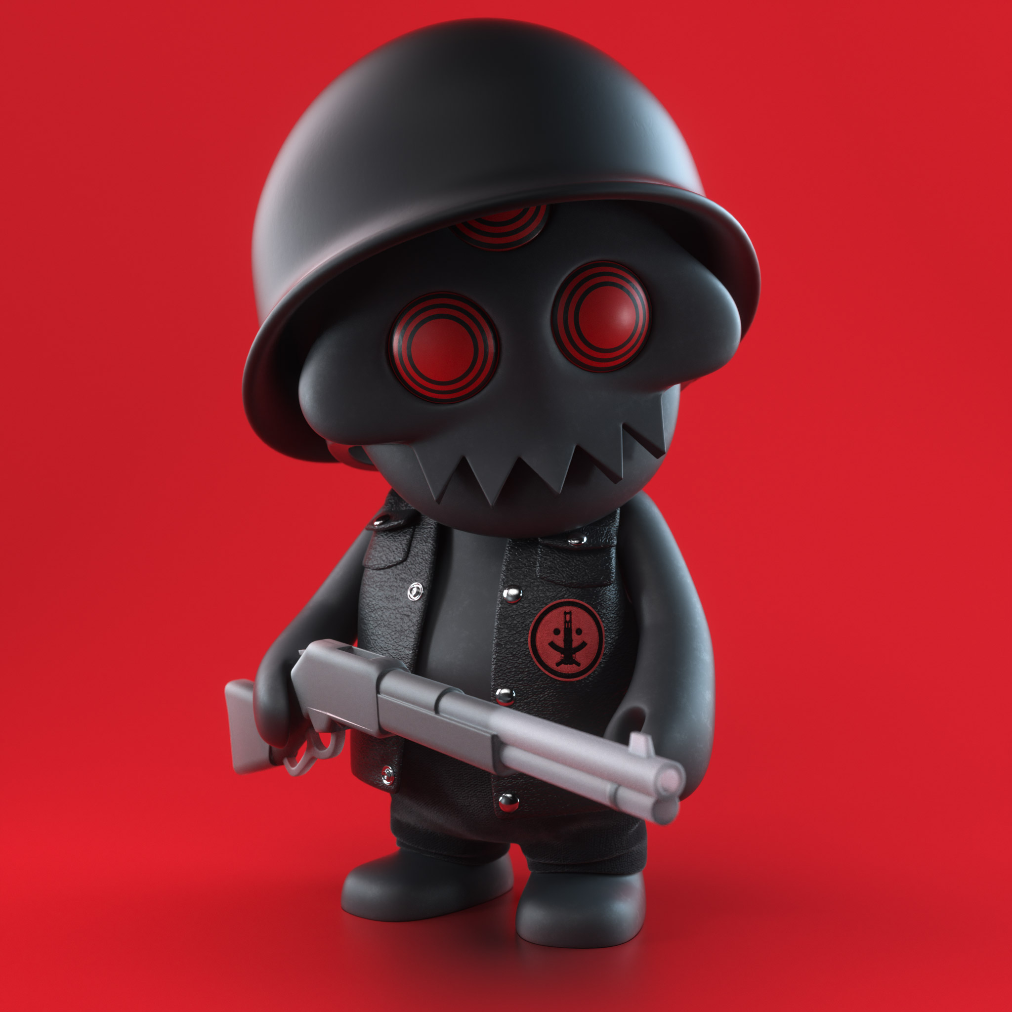 Darkly Biker TOUNGLESS GOHST