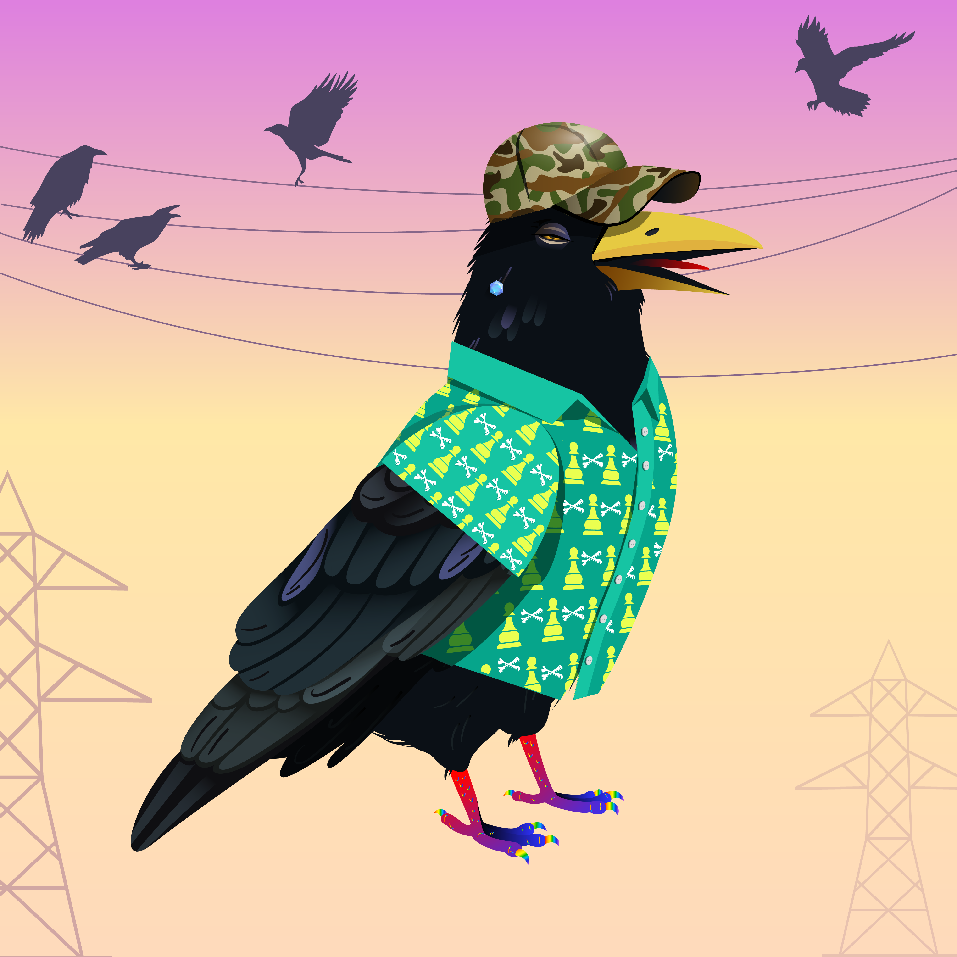 Crazy Crow #516