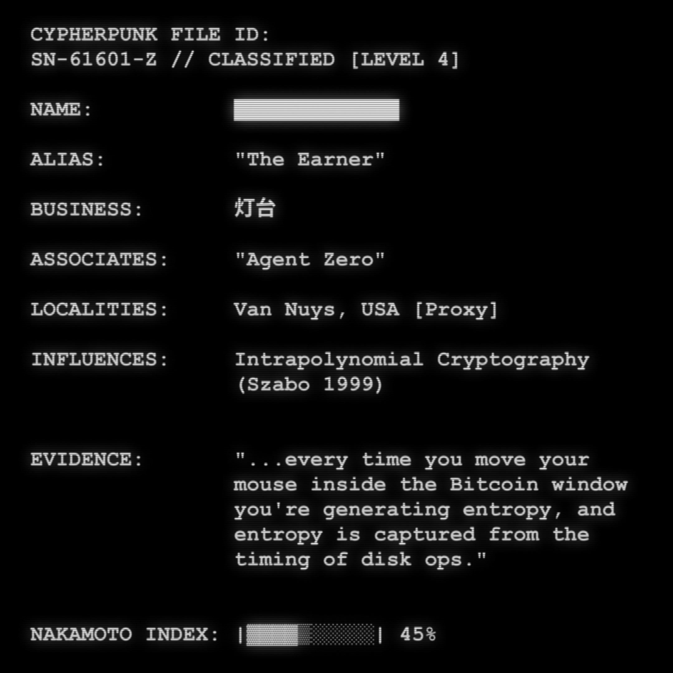 CYPHERPUNK FILES #2612