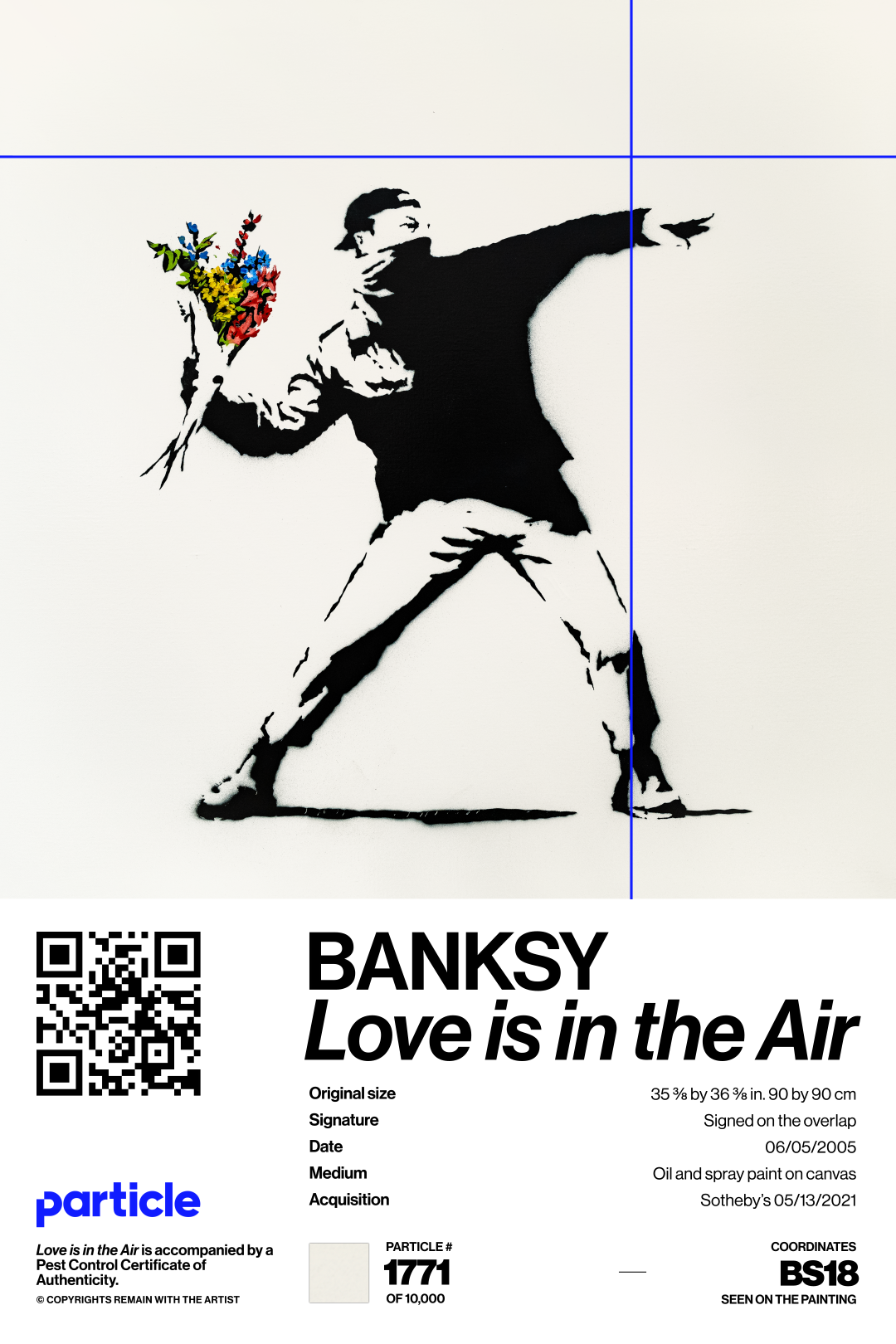 Banksy | Love Is In The Air #1771