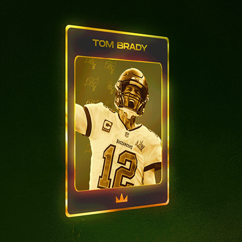 Tom Brady #10 Gold Card 2021 - KingDeckNFT