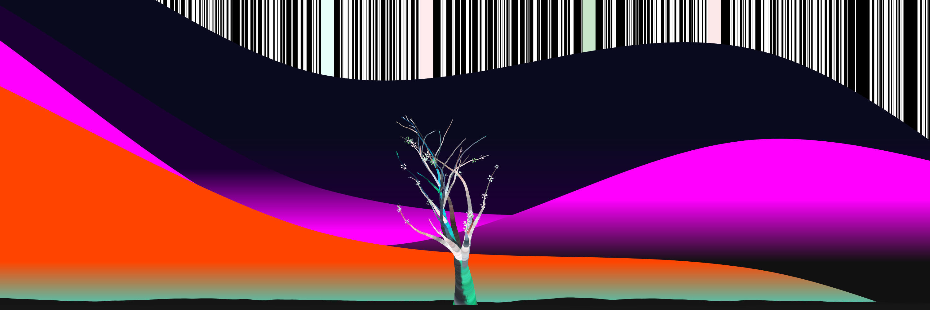Coded Flowering Banner #056