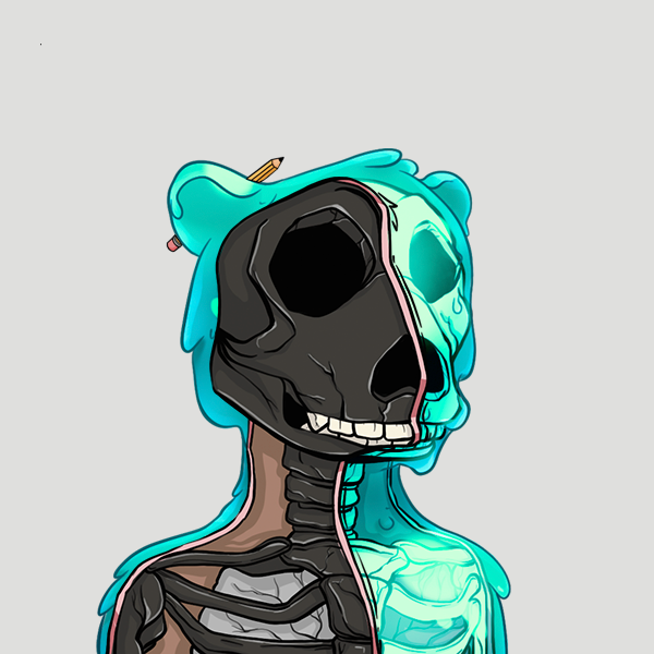 Zombie Okay Bear #2772