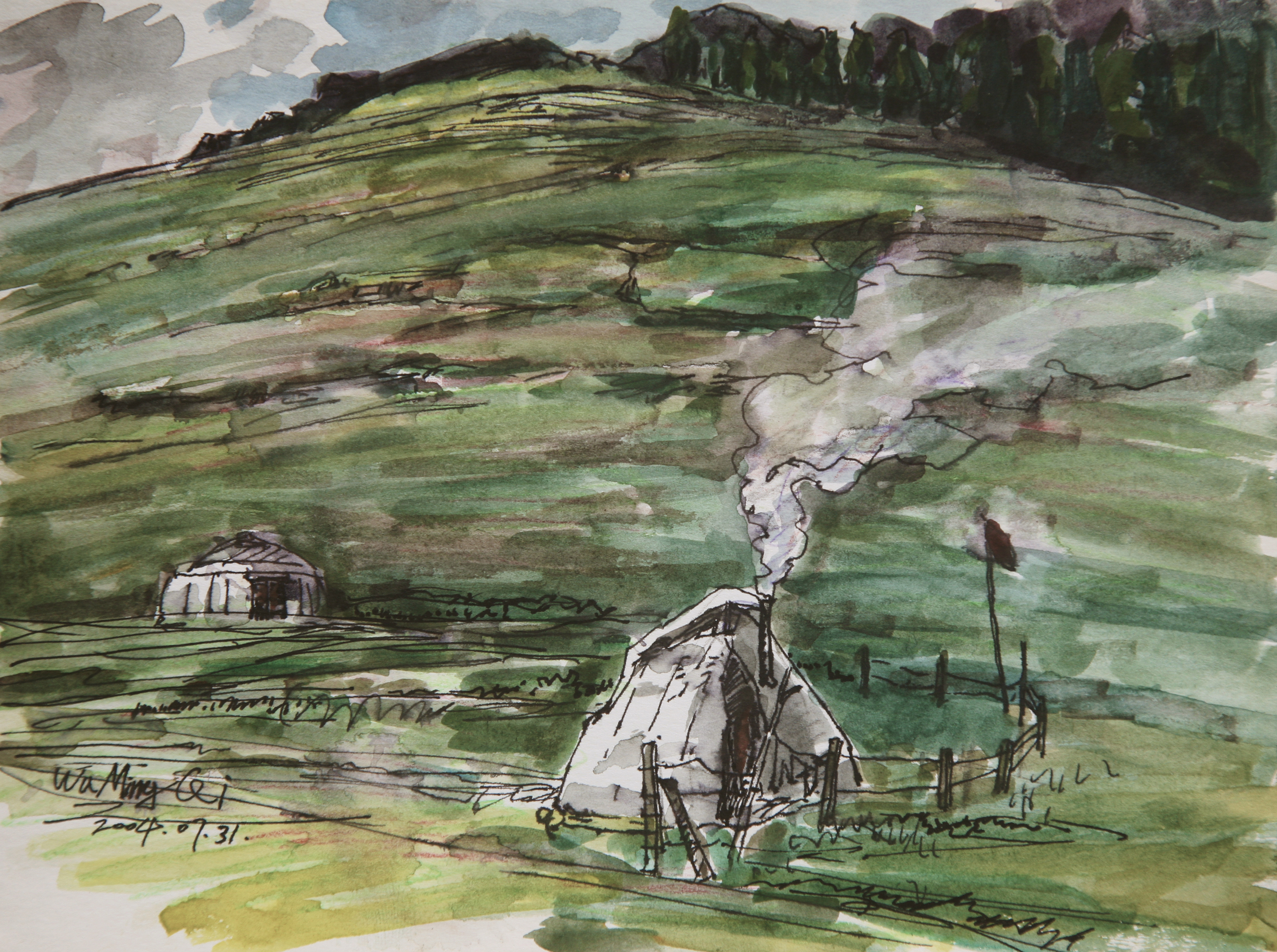 Nanshan Pasture— where grass meets the sky and the wind enters the heart