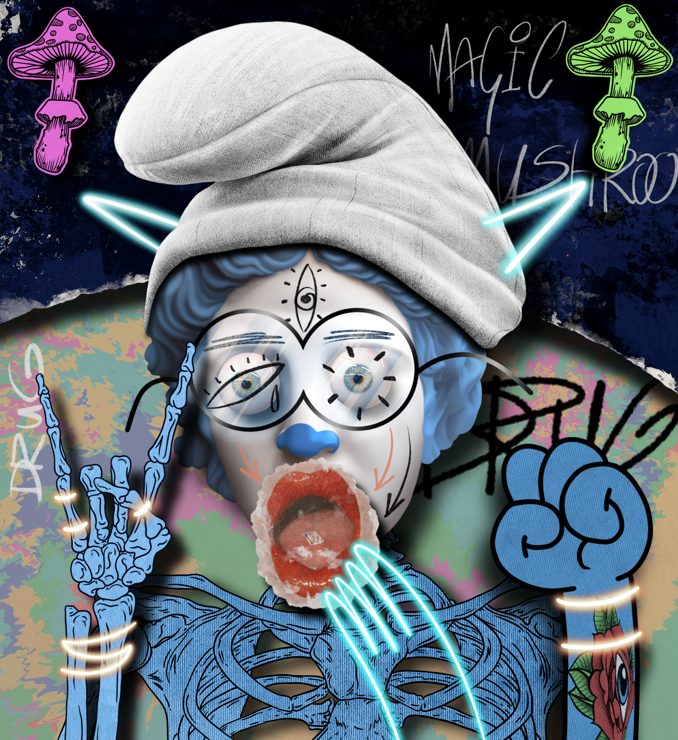 HUMANOID serial 2 #042 Smurf