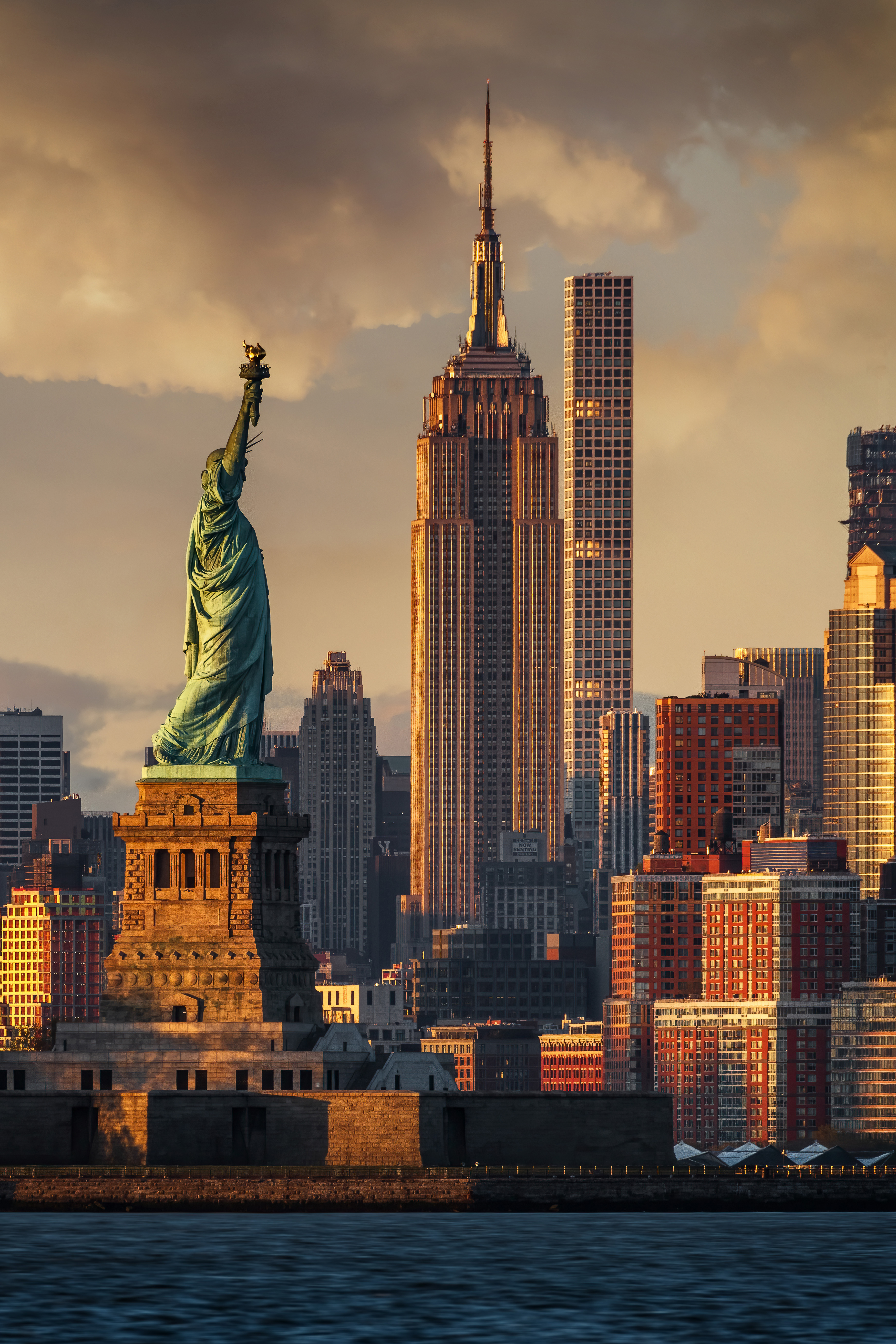 Some Golden light on Lady Liberty!