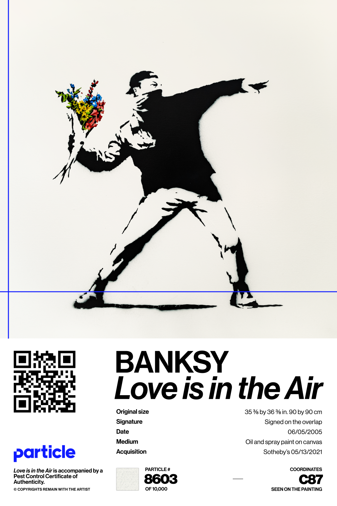 Banksy | Love Is In The Air #8603