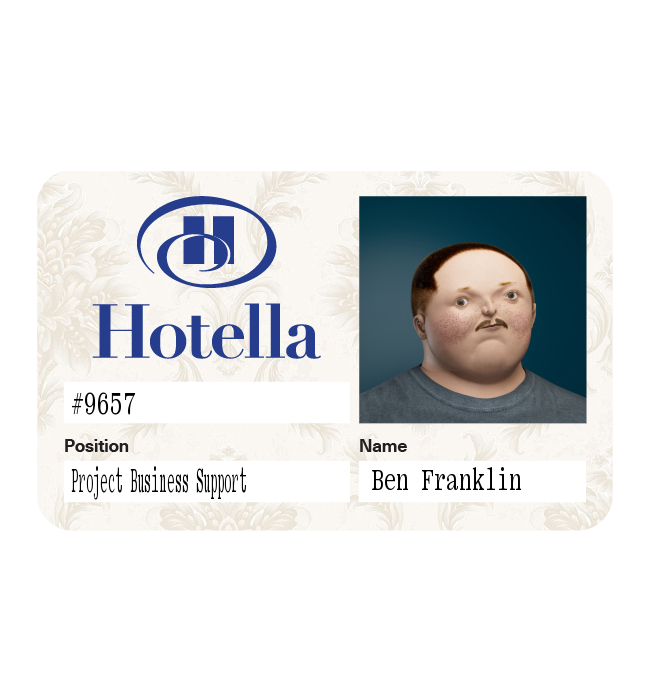 32.73 Ⓡ / week, Hotella