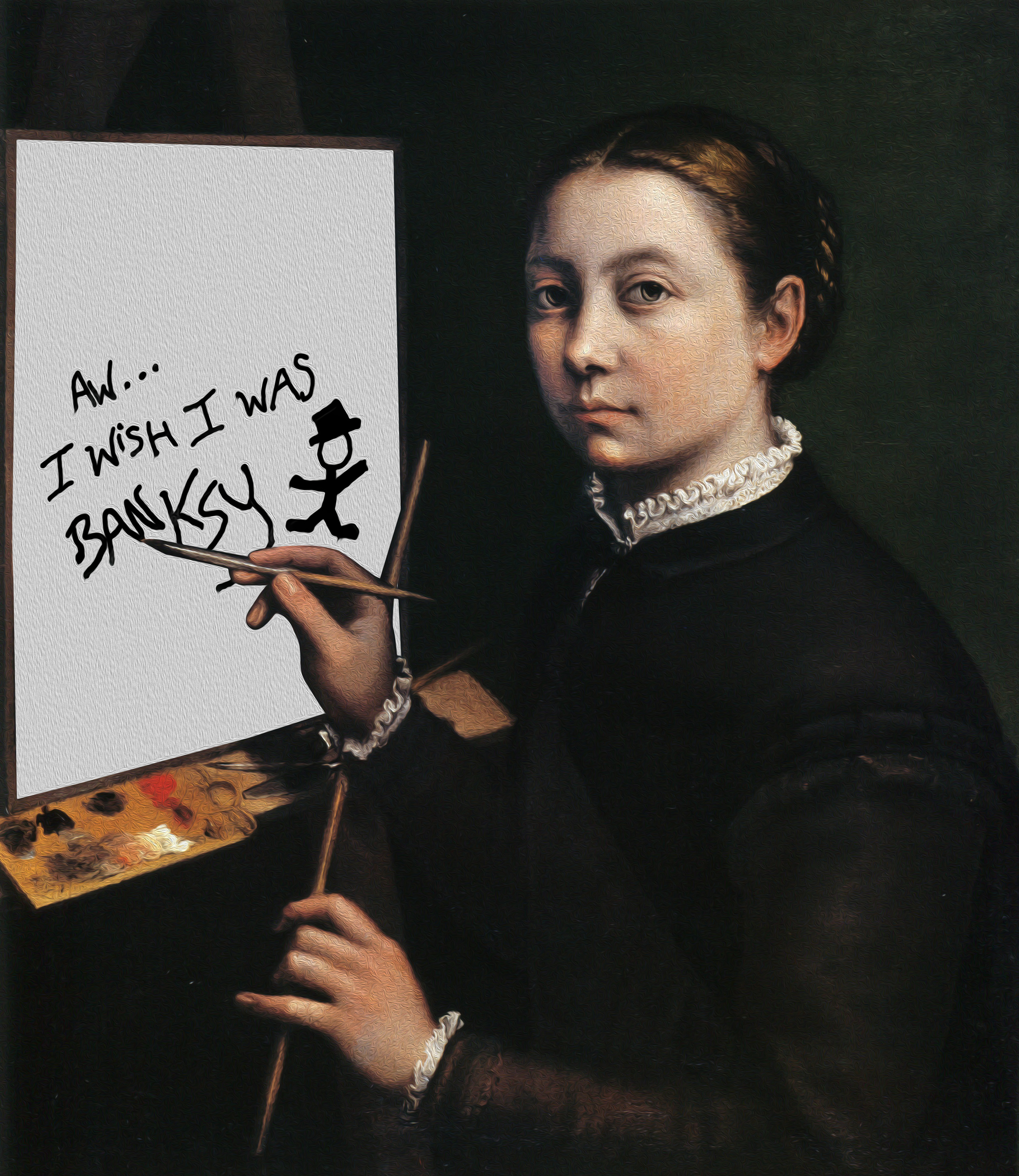 Nice try, Banksy!