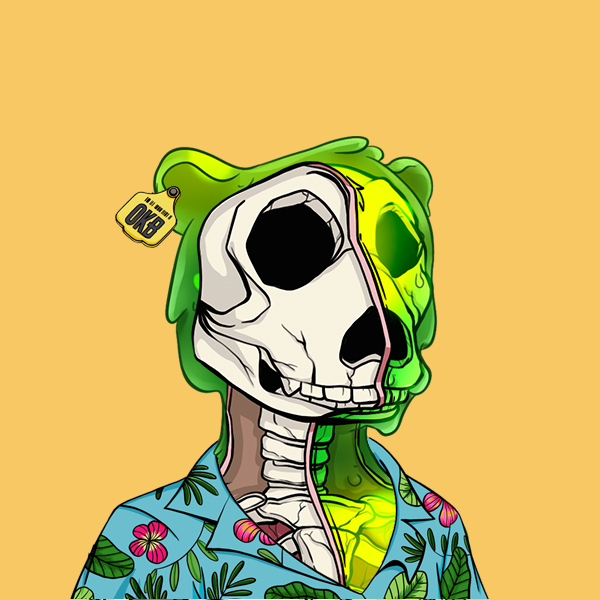 Zombie Okay Bear #3529