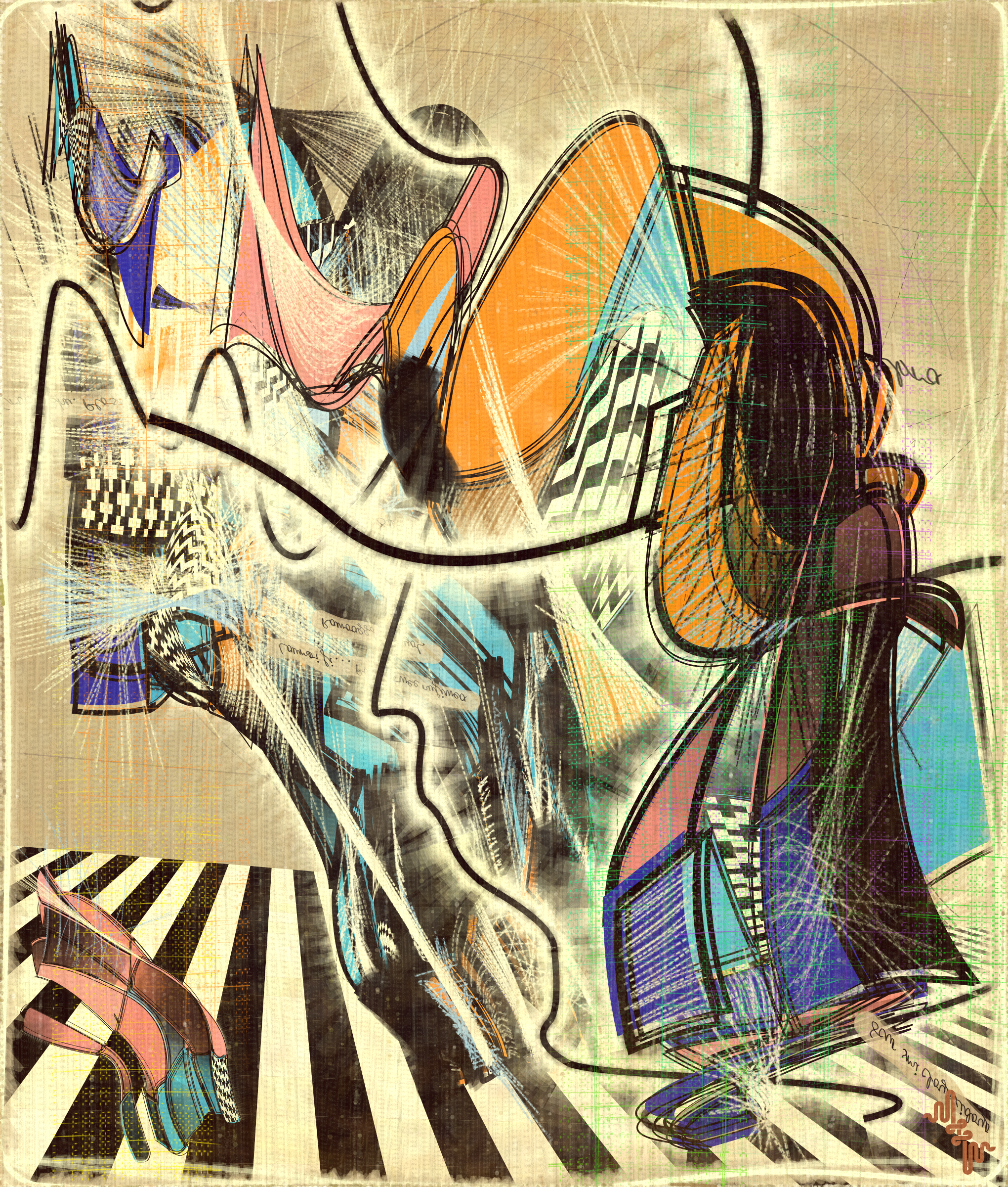 Amplitudes of Canvas #498