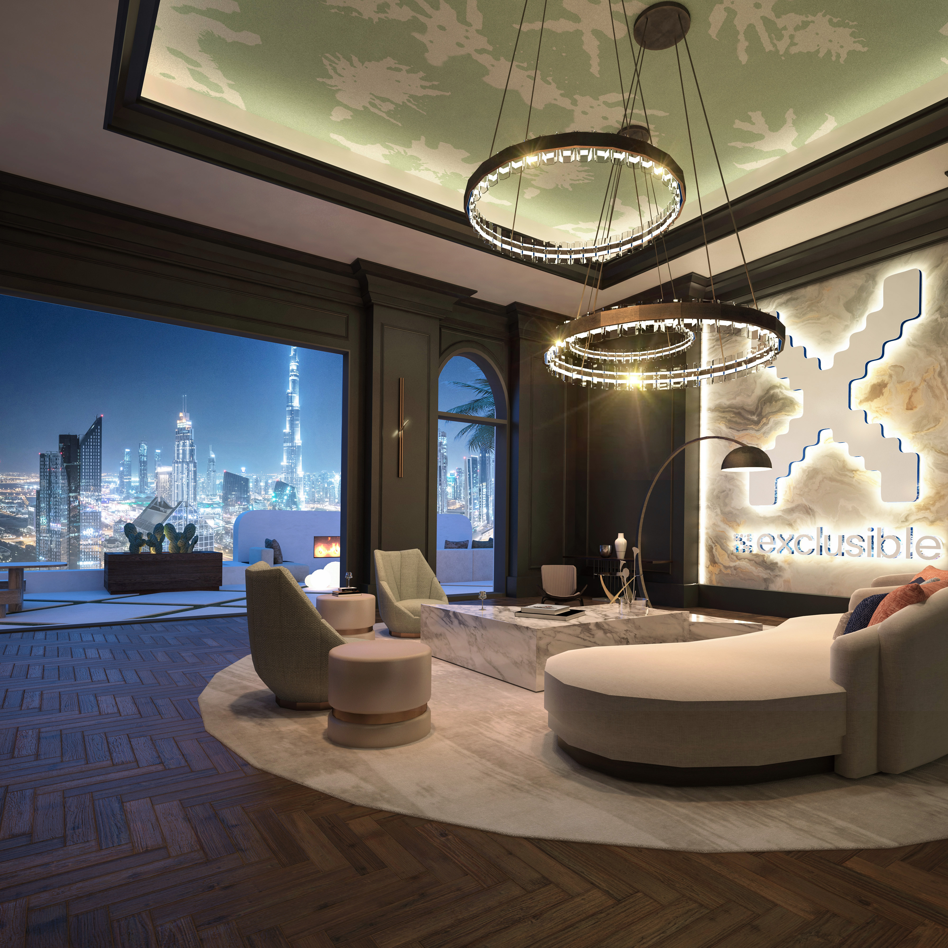 Penthouse #1828 - Dubai - Obsidian