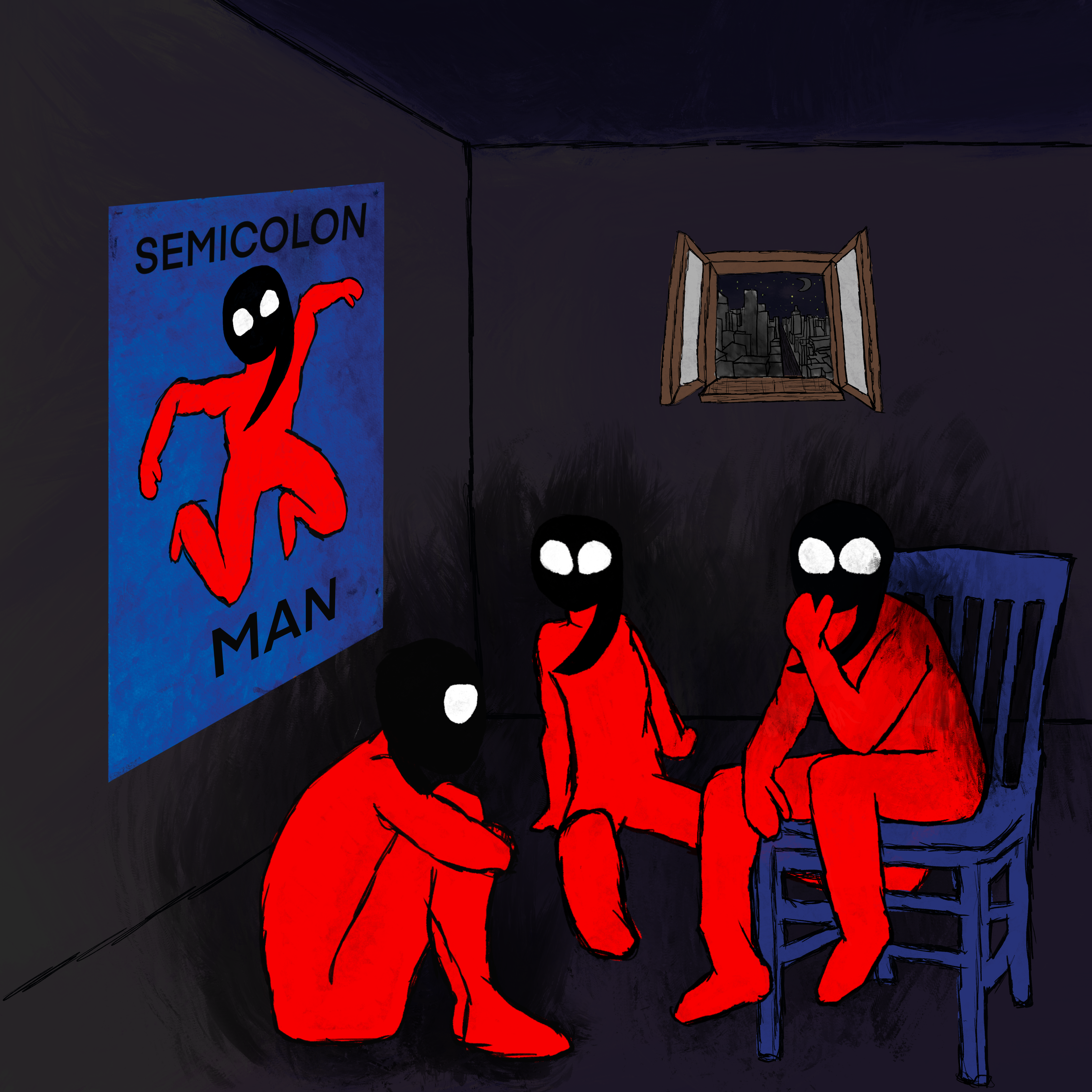 SEMICOLON MAN & FRIENDS