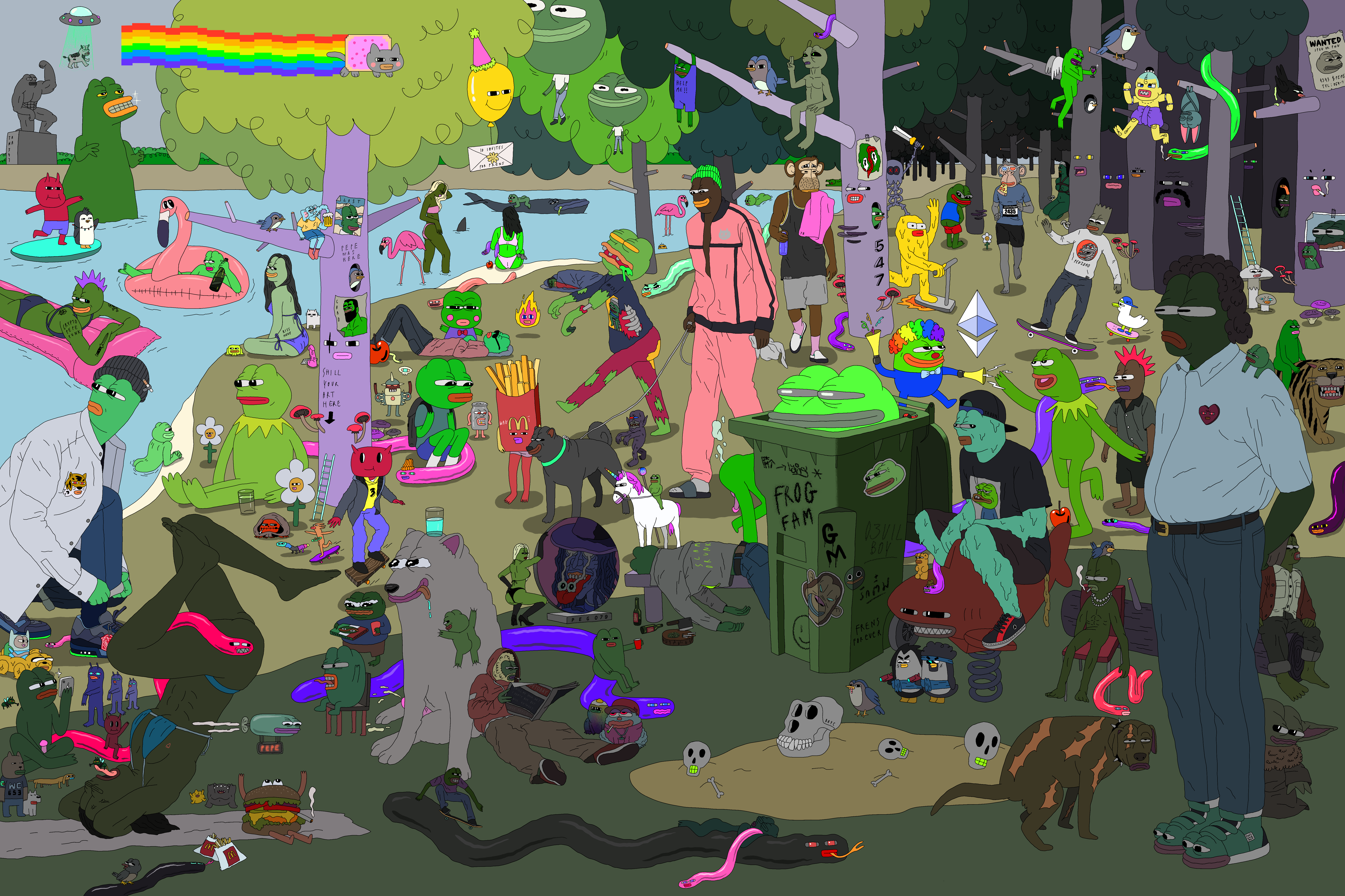 A Saturday on La Grande Jatte