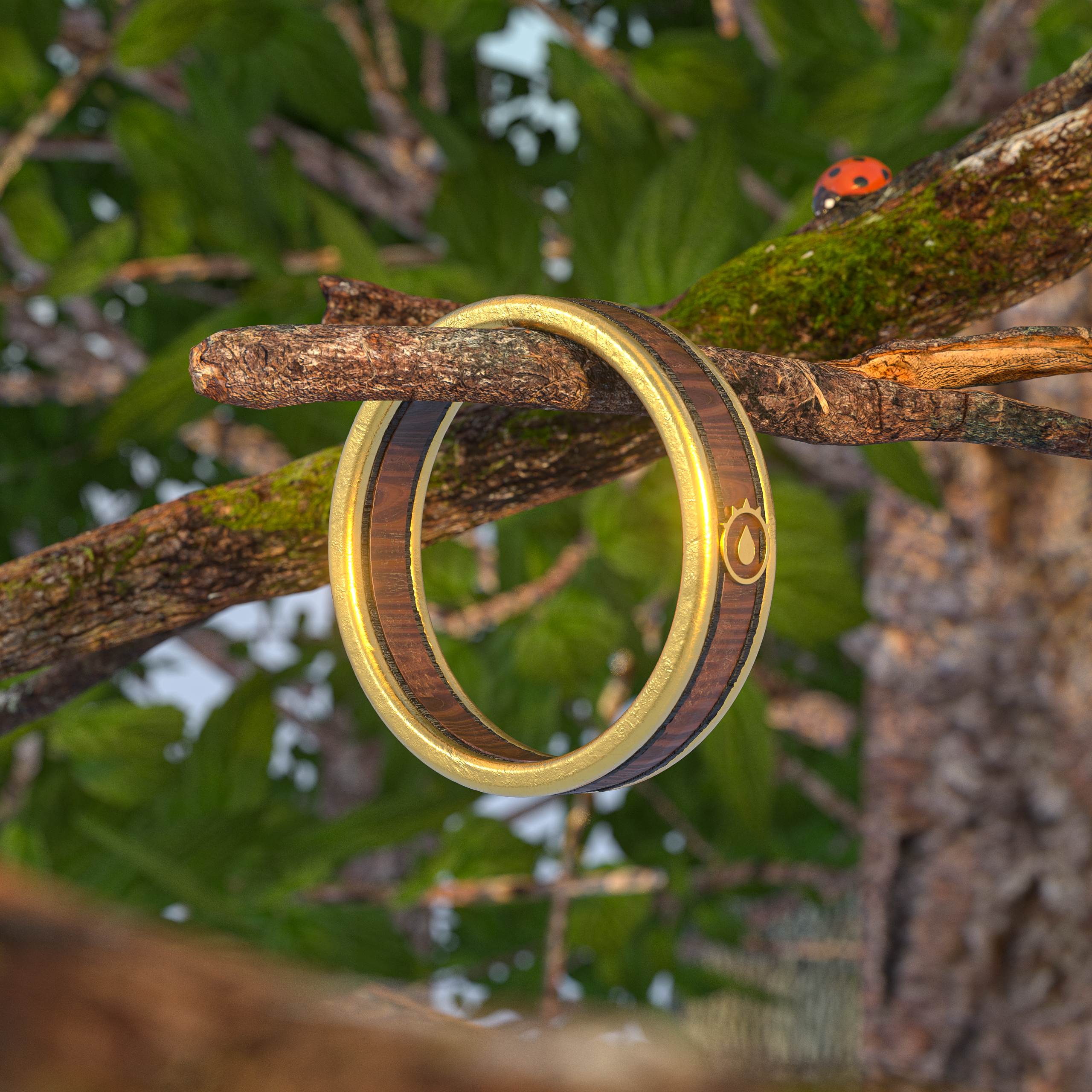 "Carrion Tear" Gold Ring of Giants