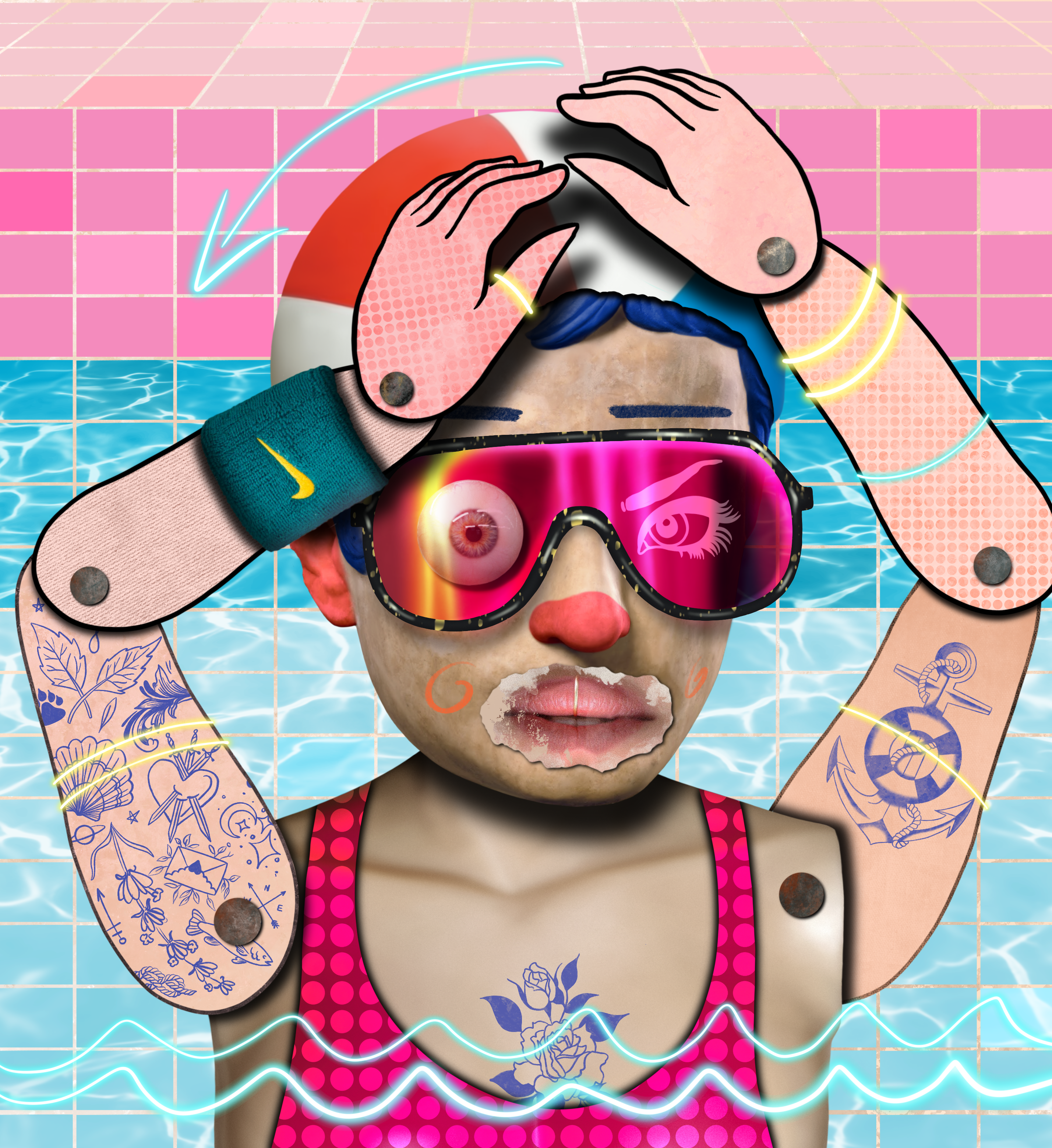 HUMANOID serial 3 #068 Swimmer