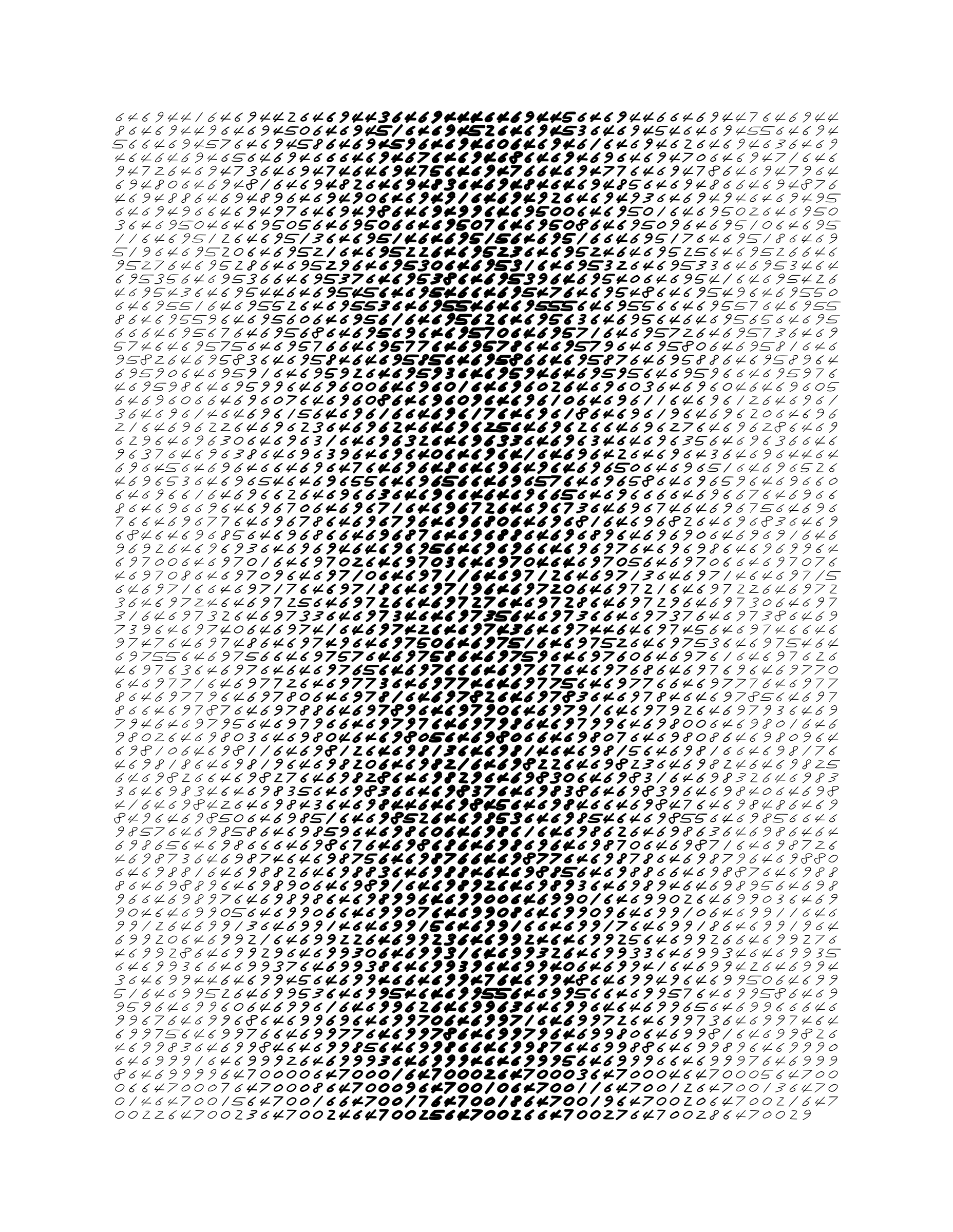 Endless (5,607,250 to Infinity) #2969