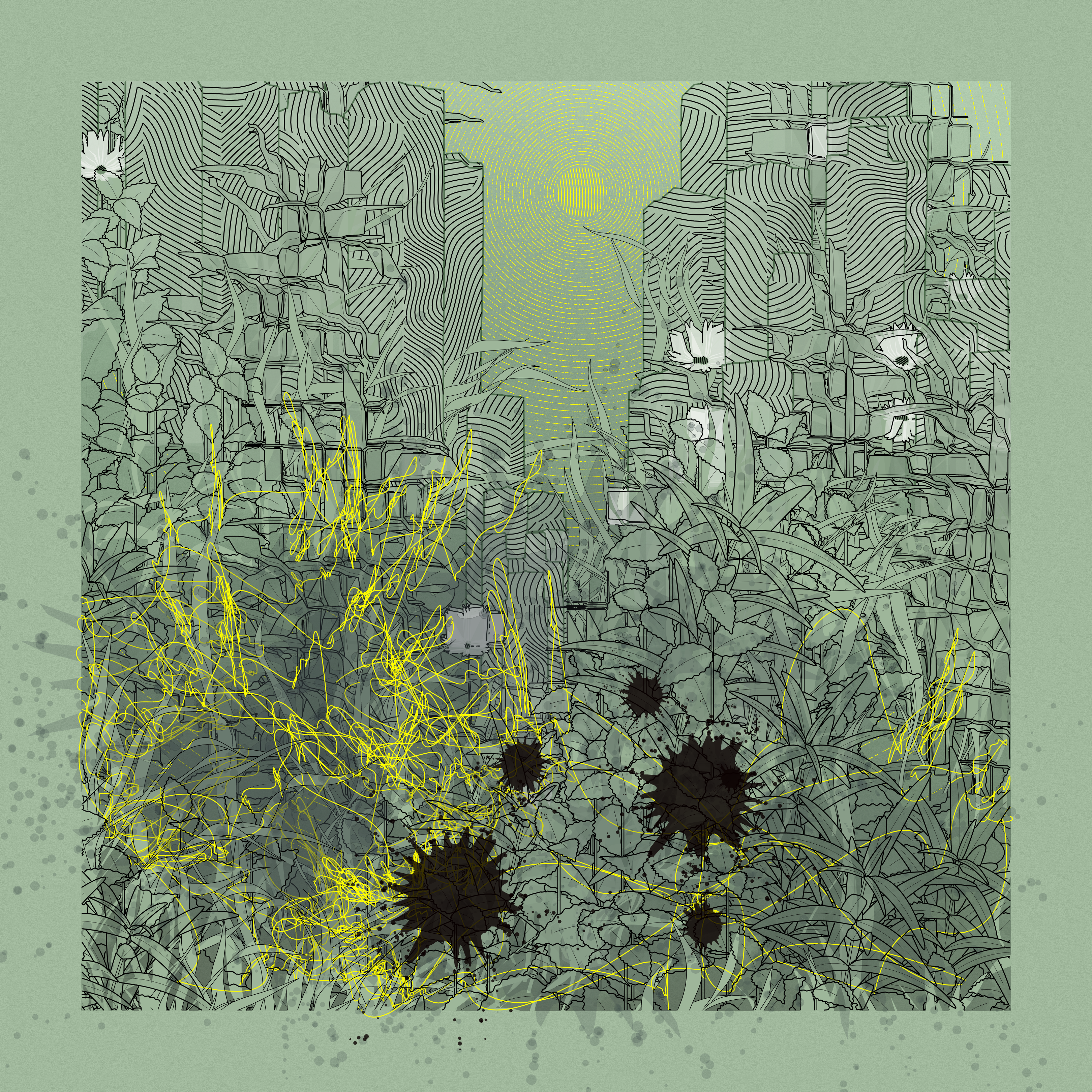 Landscape with Carbon Capture #5605