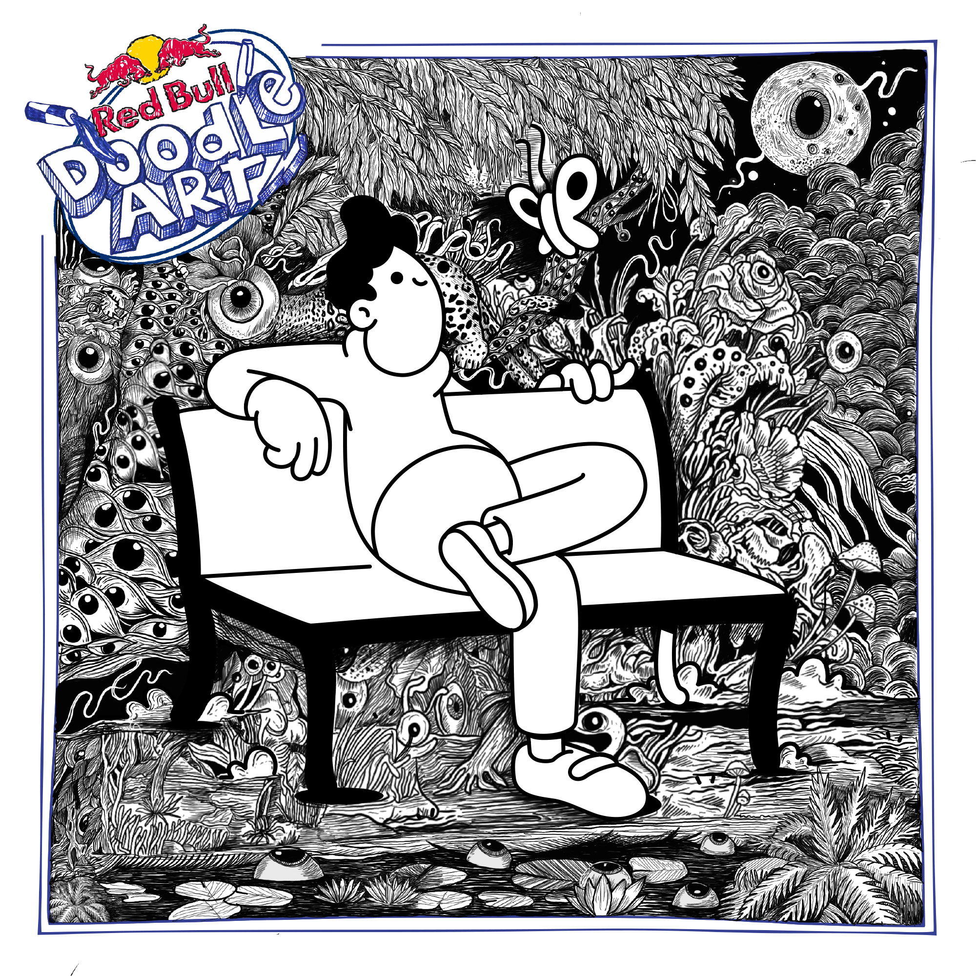 Red Bull Doodle Art Collection mentored by Burnt Toast #9926/12935