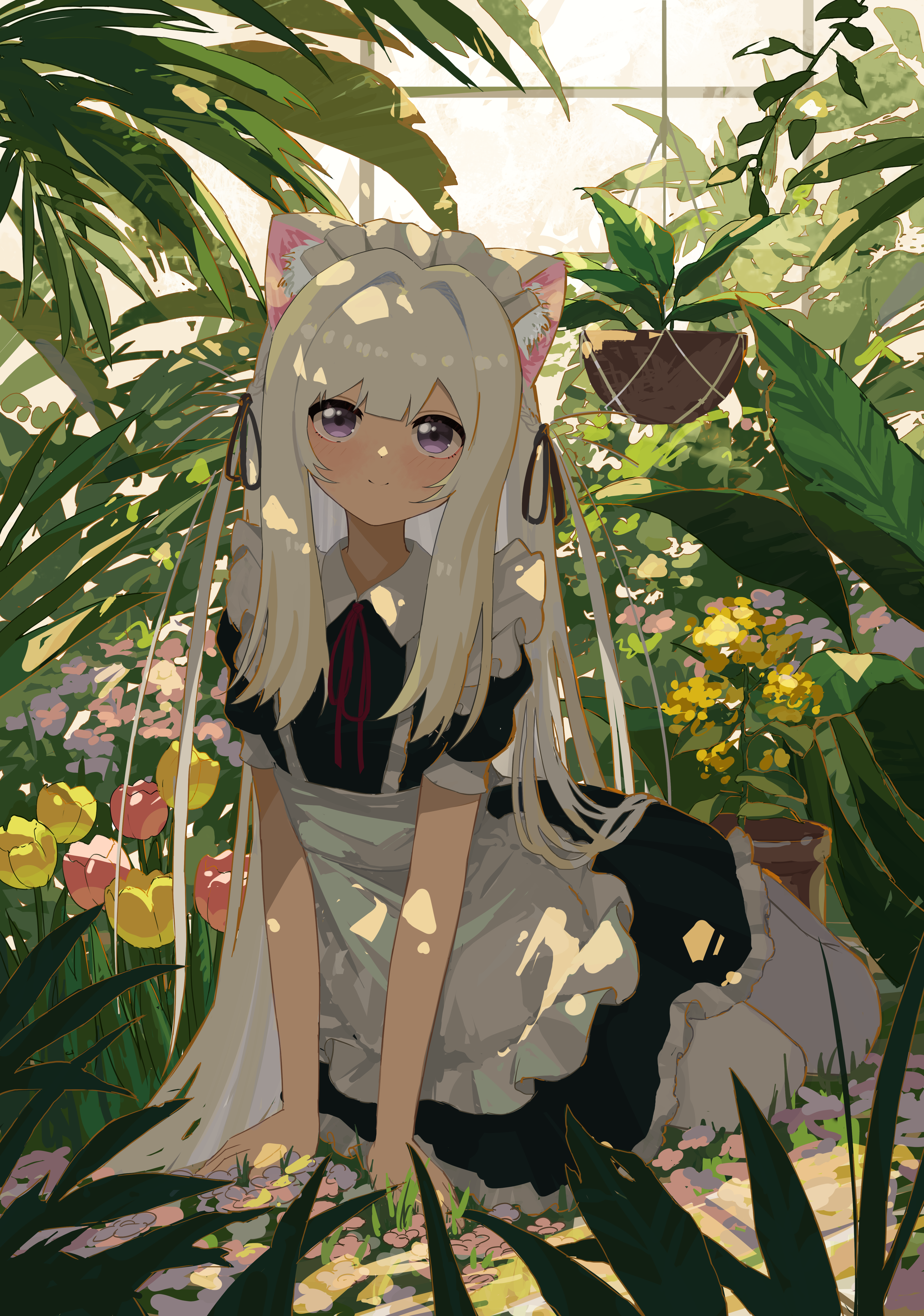 White in the Botanical Garden #2/100