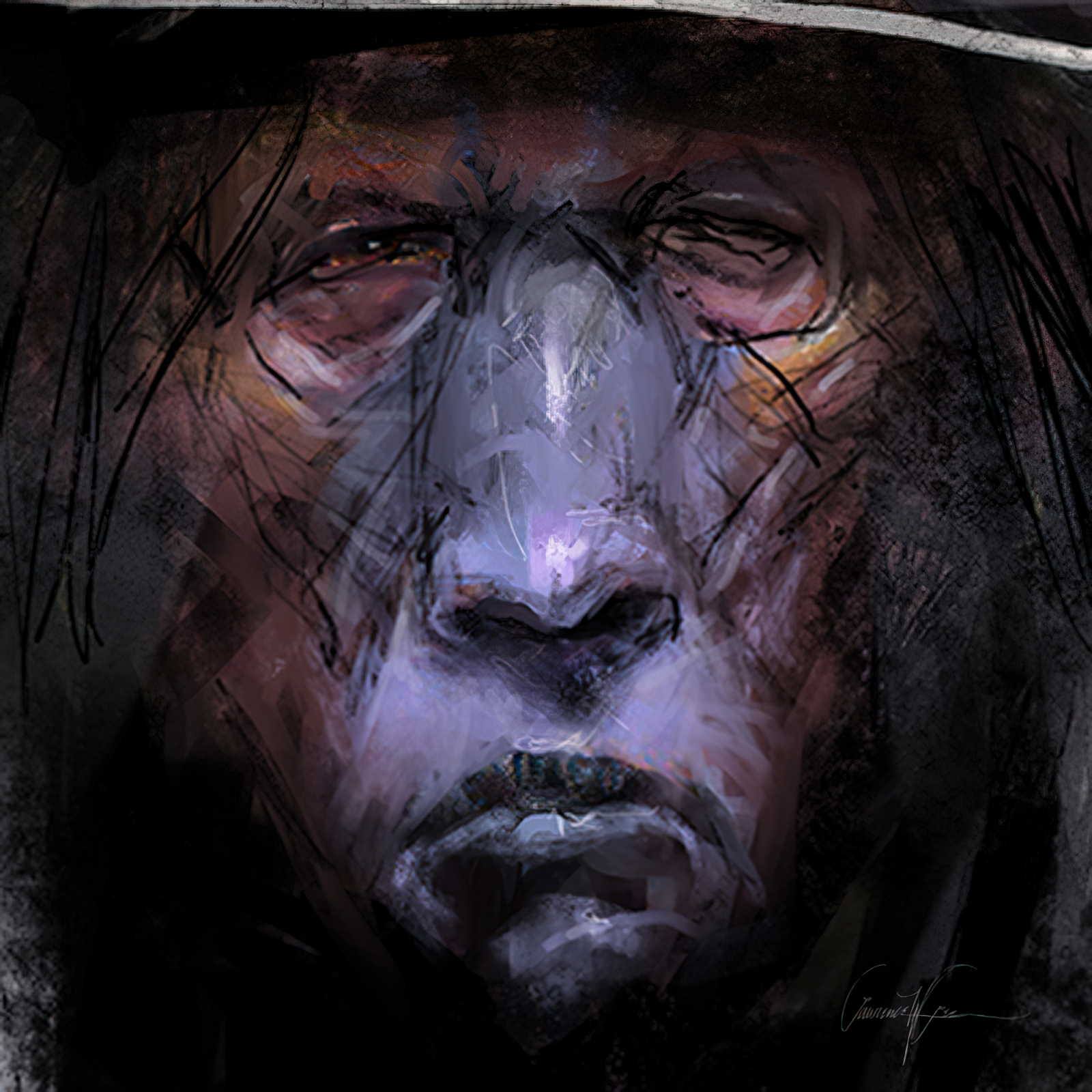 The Stranger 1 Closeup Signed