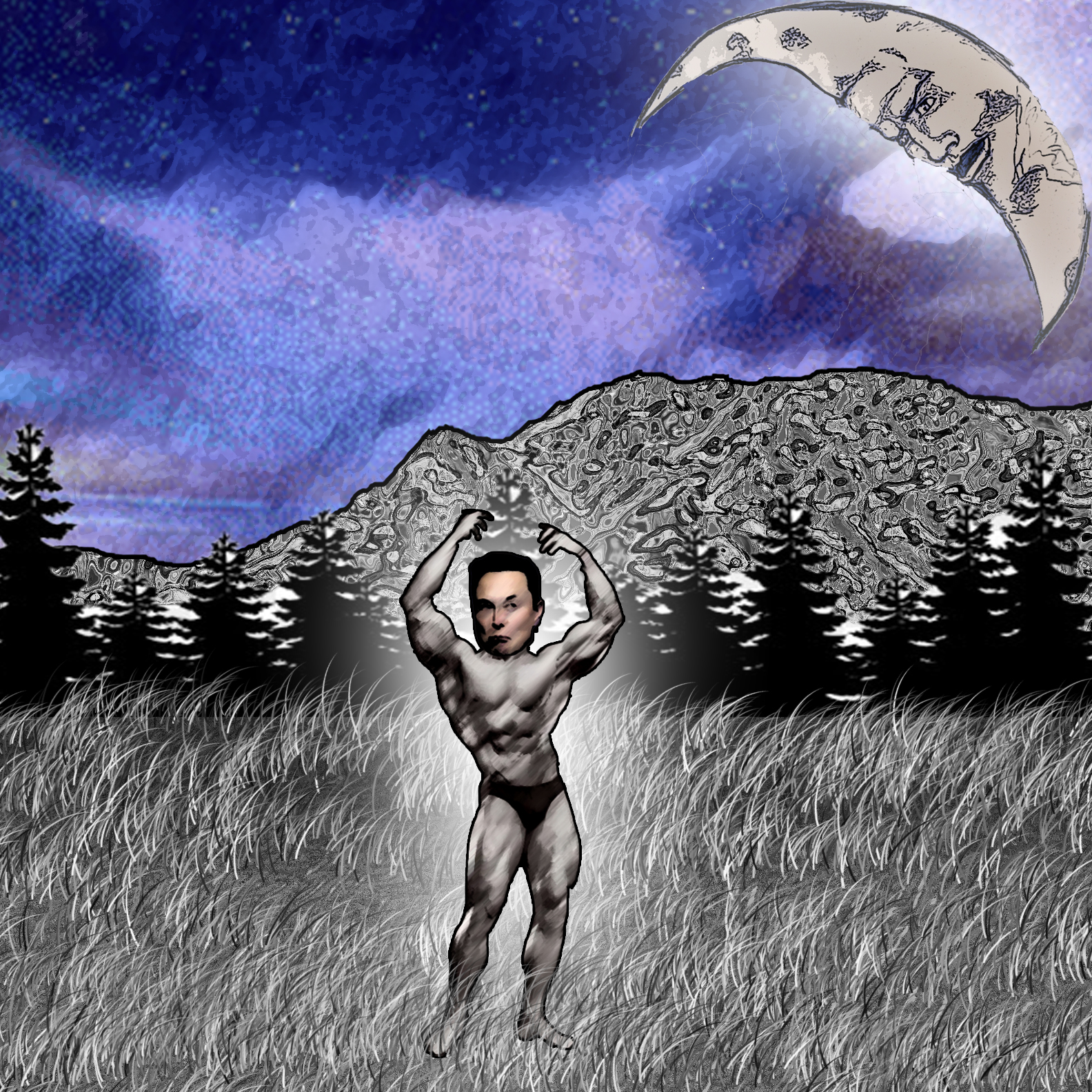 The Muskleman and the Moon