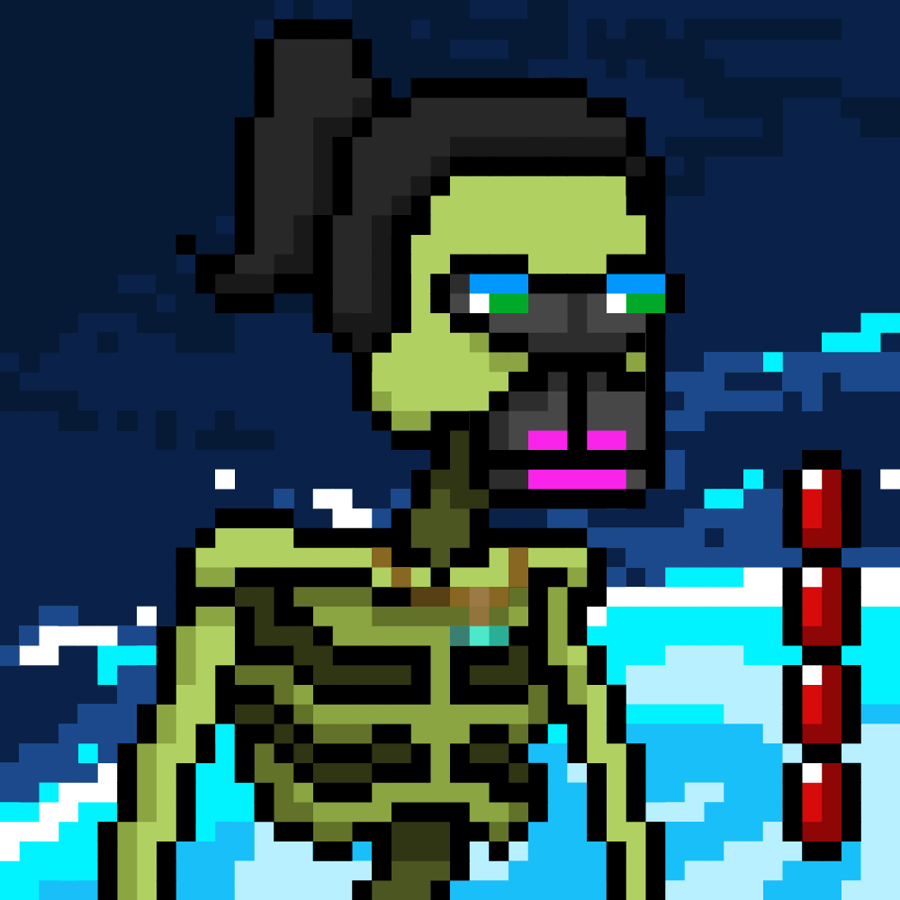 Ordinal Ladies Skull #2720