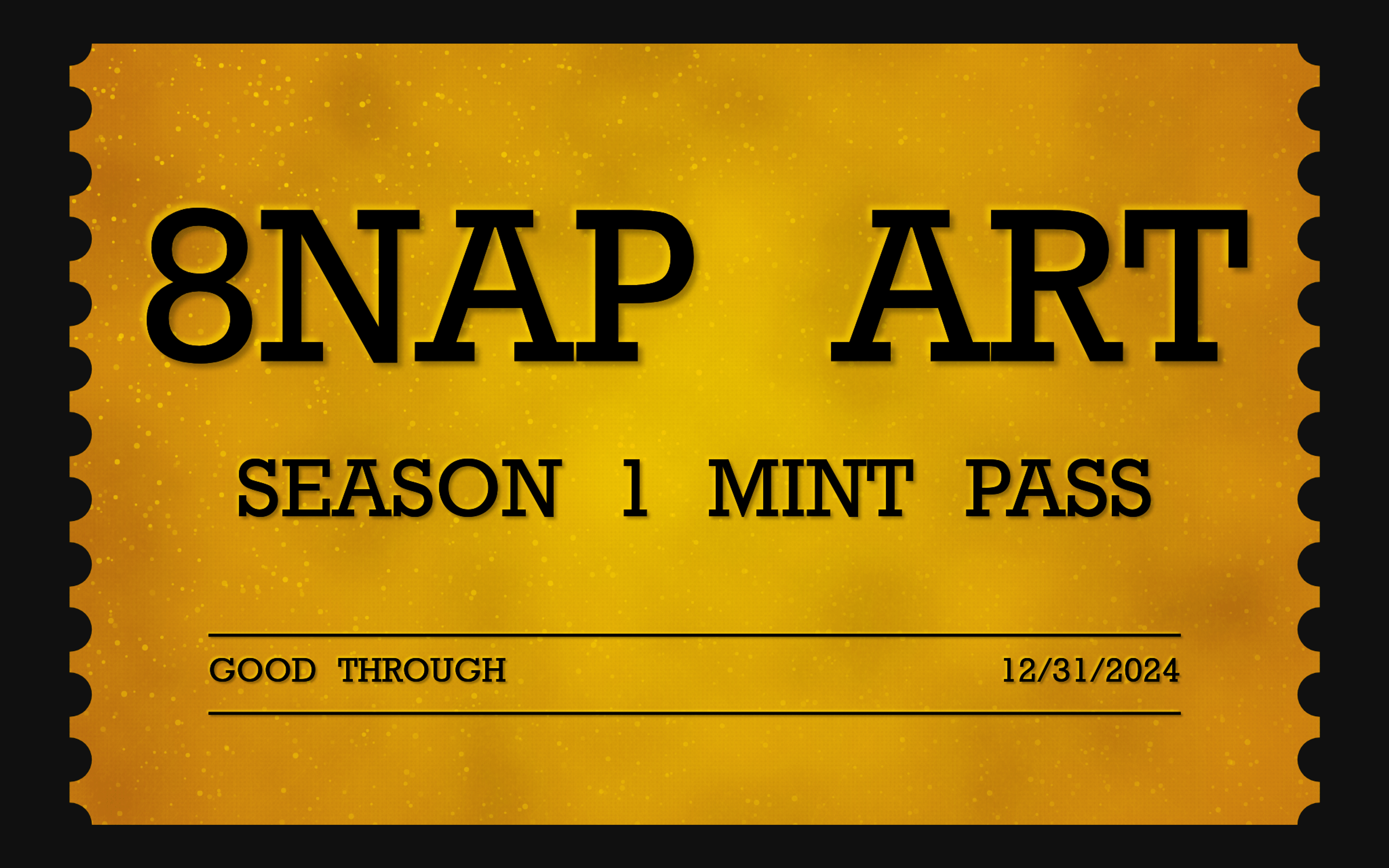 8NAP ART Season One Mint Pass #57