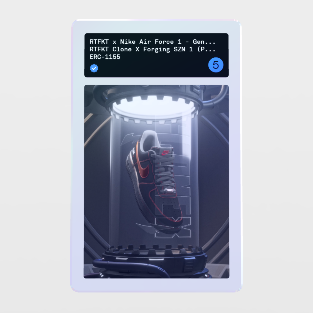 Minter Token - RTFKT Clone X Forging SZN 1 (PRE-FORGE) ⚒️ #5