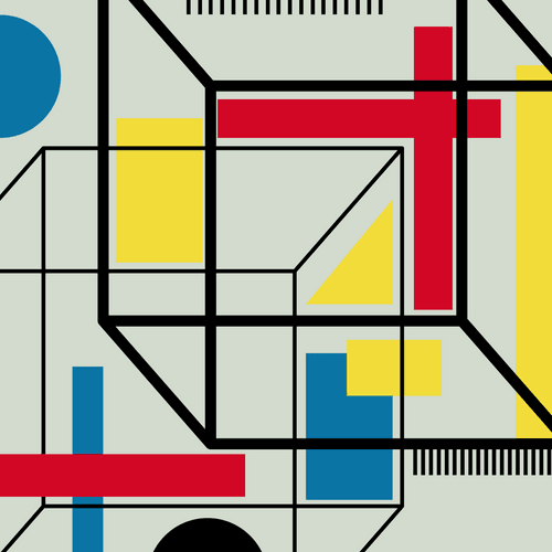 CryptoBauhaus: Twelve (get a 8x8 physical print mailed to you with purchase of this NFT)