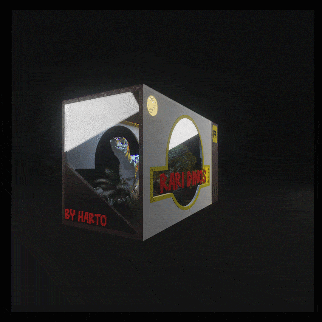 RARI DINOS 01 // ETHEREUM-REX -  Cretaceous series I 