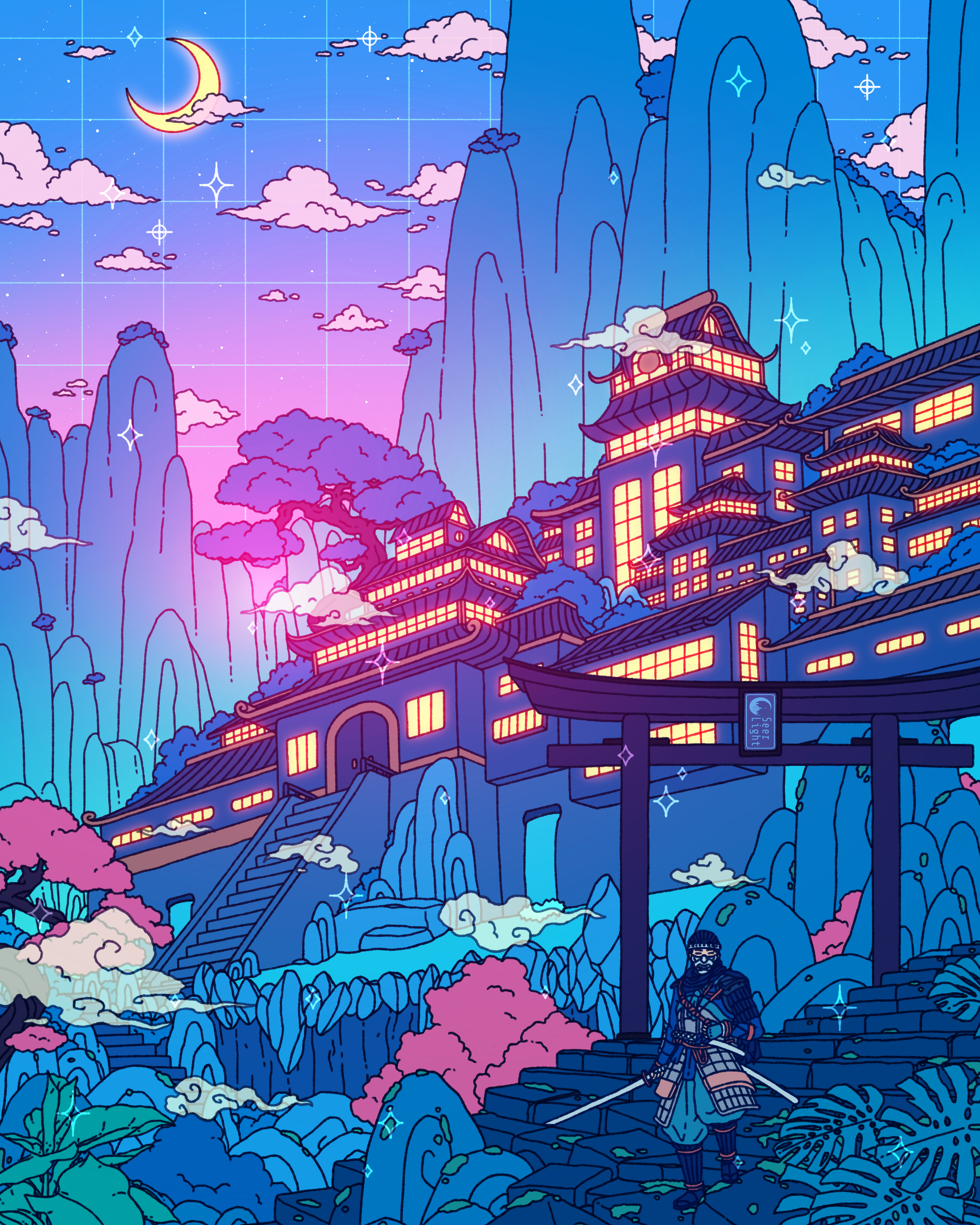 Temple in the Mountains