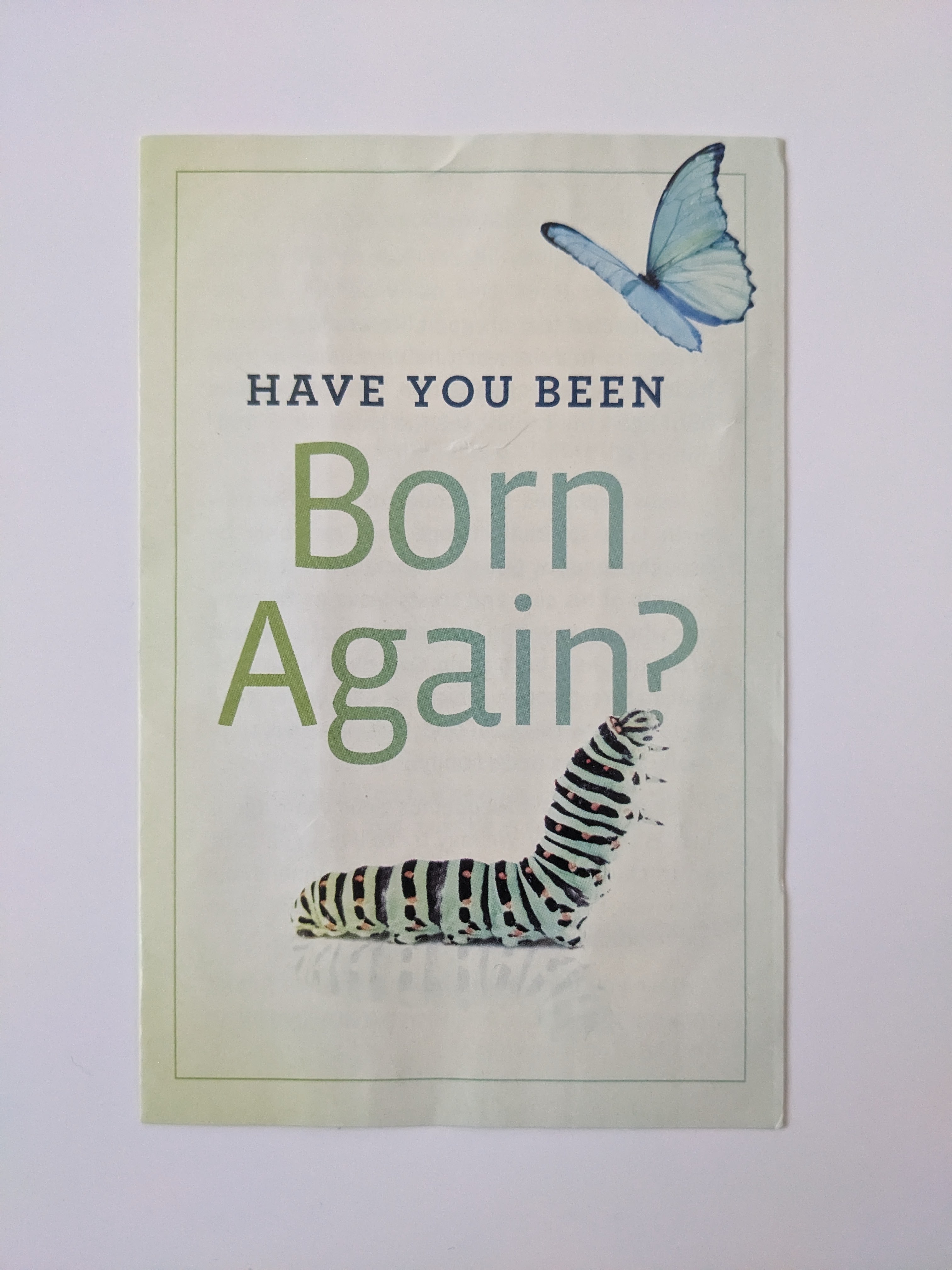 Have You Been Born Again?