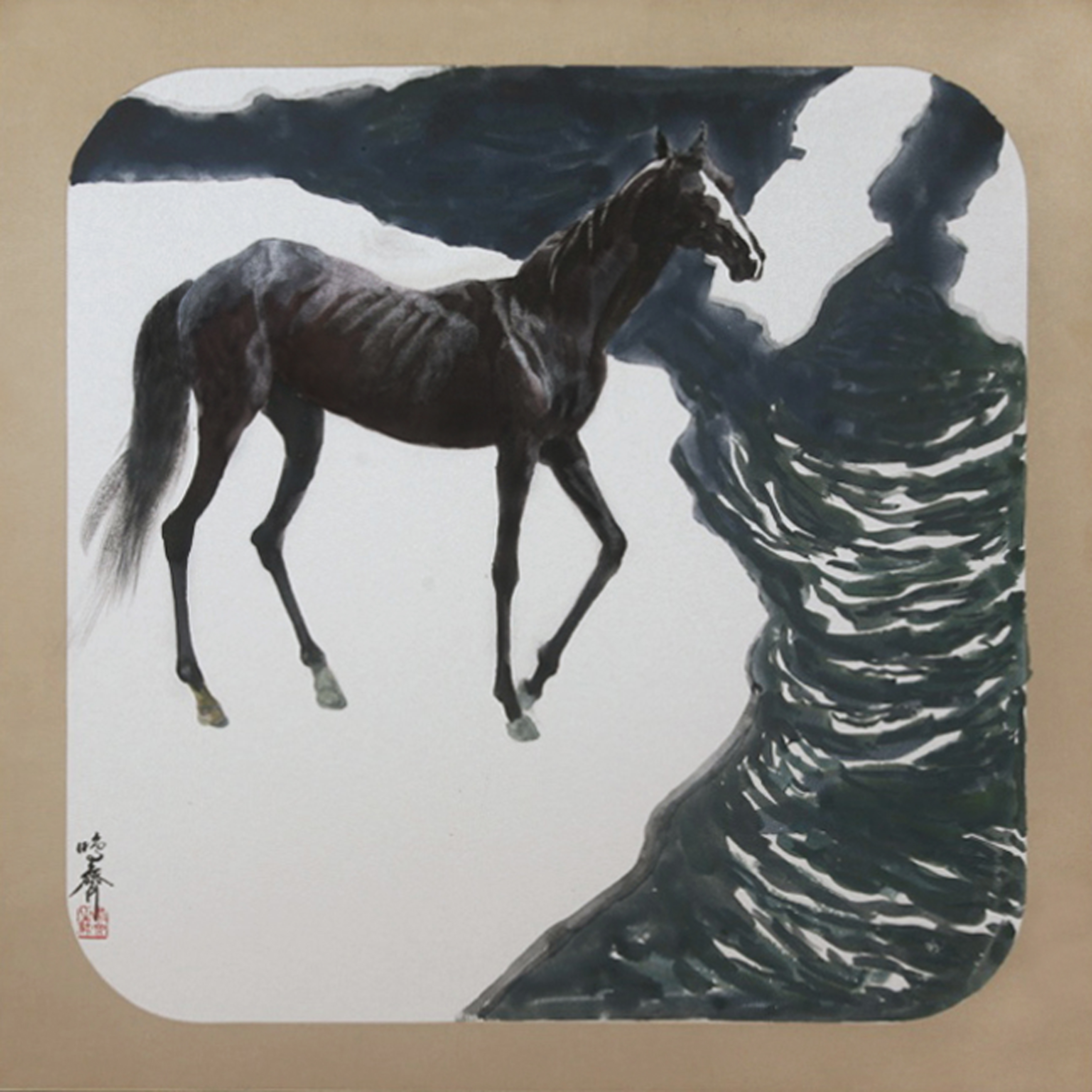 In the frozen age, a fiery horse lives in the heart;