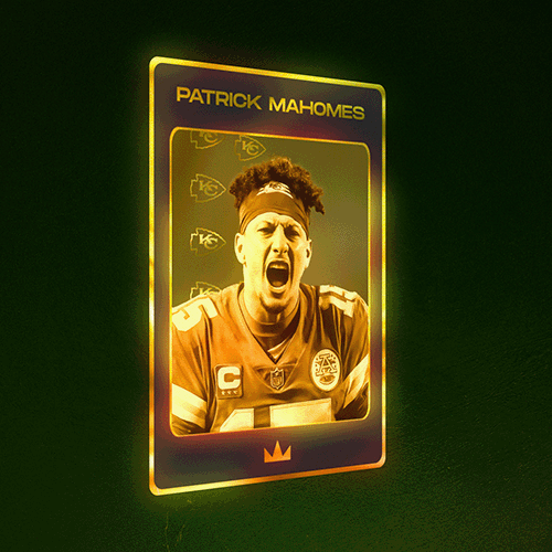 Patrick Mahomes #9 Gold Card 2021 - KingDeckNFT