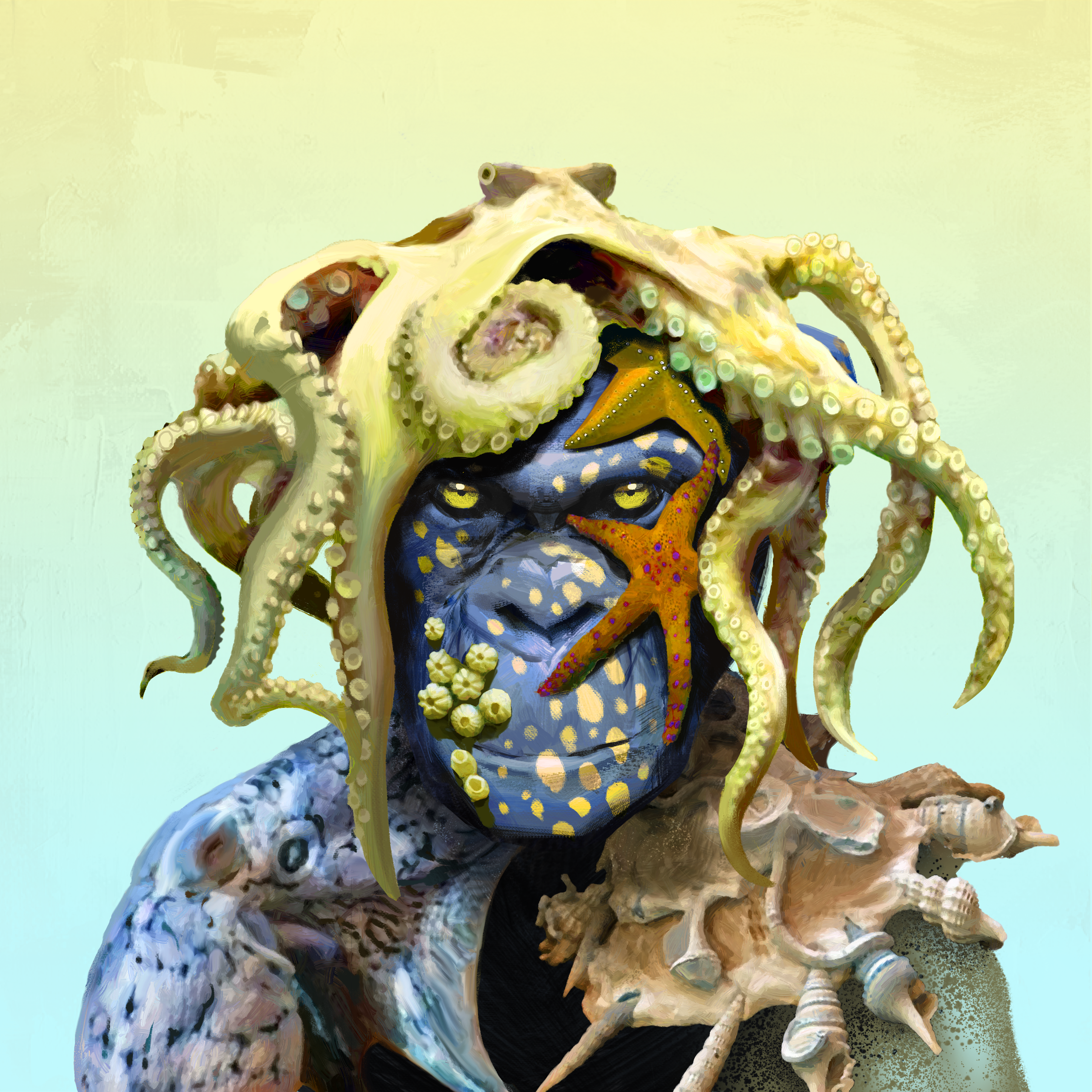 Angry Ape Army Evolution #1458