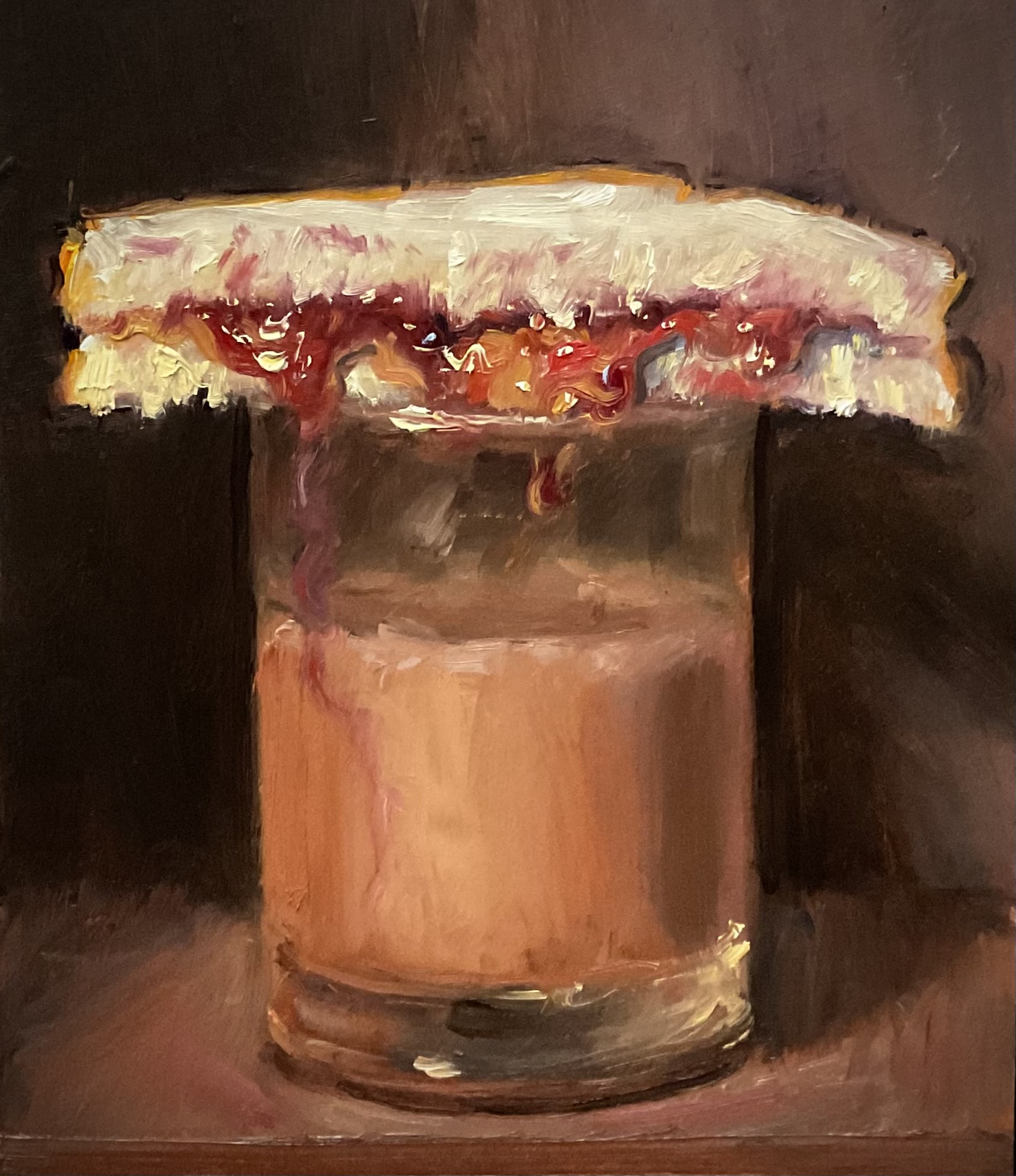 PBJ & Glass of Chocolate Milk