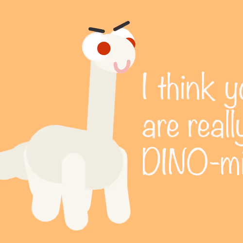 Valentine's Day Cards: Dino Pals