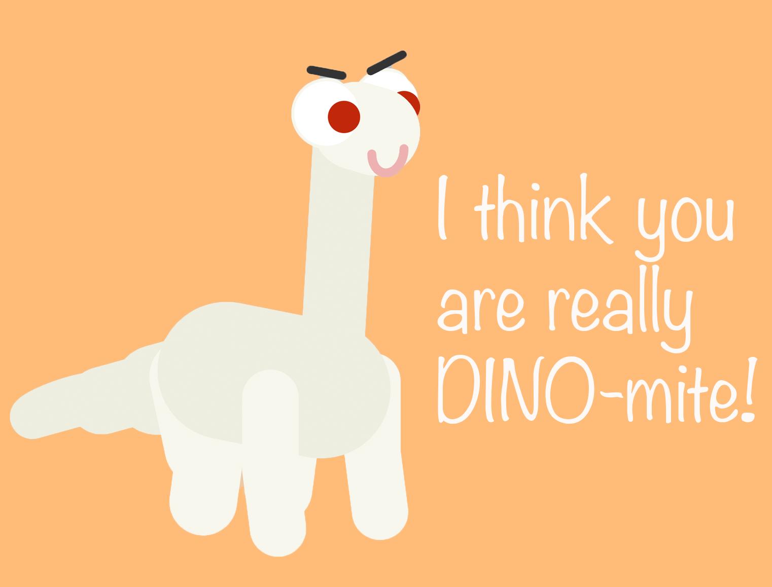 Valentine's Day Cards: Dino Pals