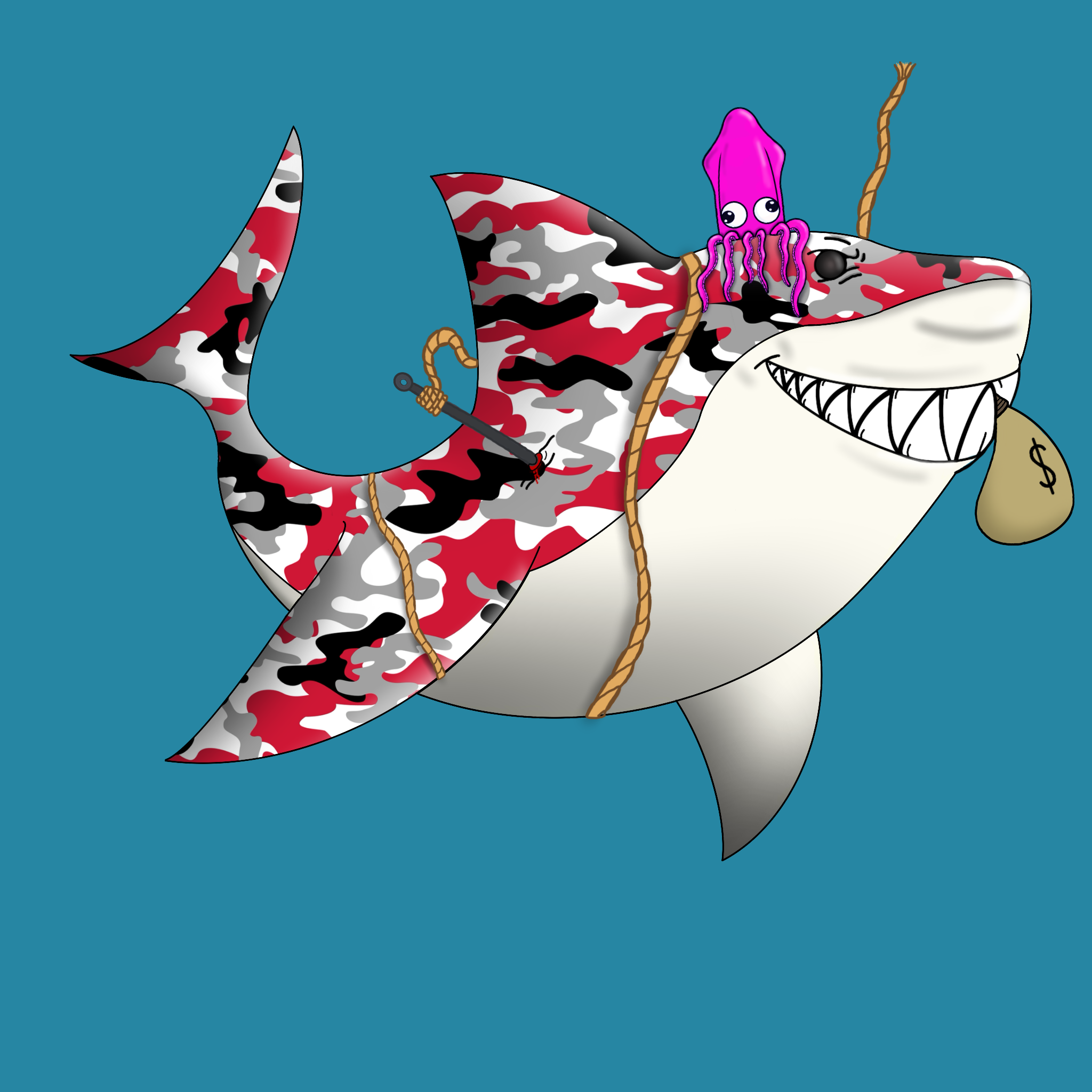 Wavy Shark #5061