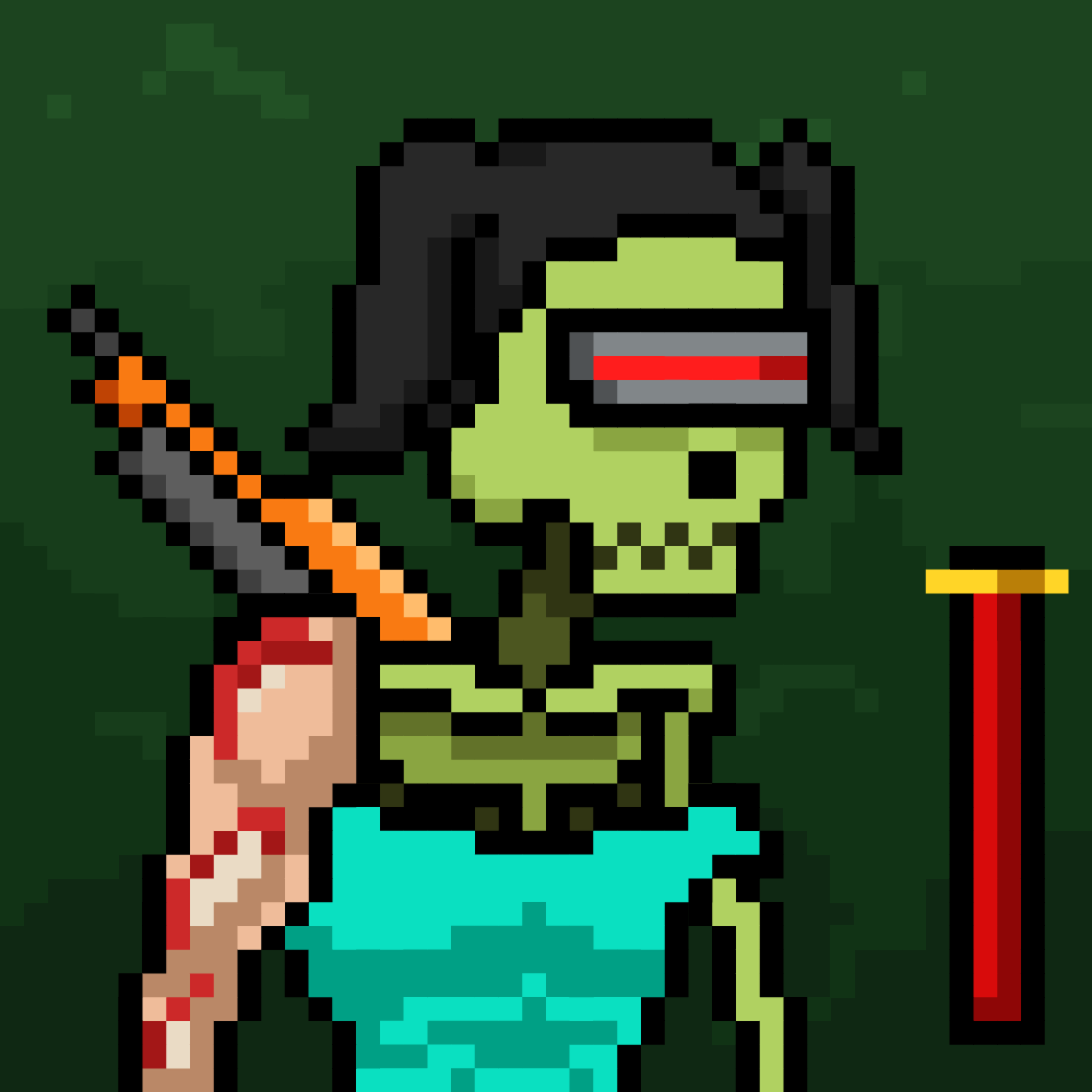 Ordinal Ladies Skull #4079